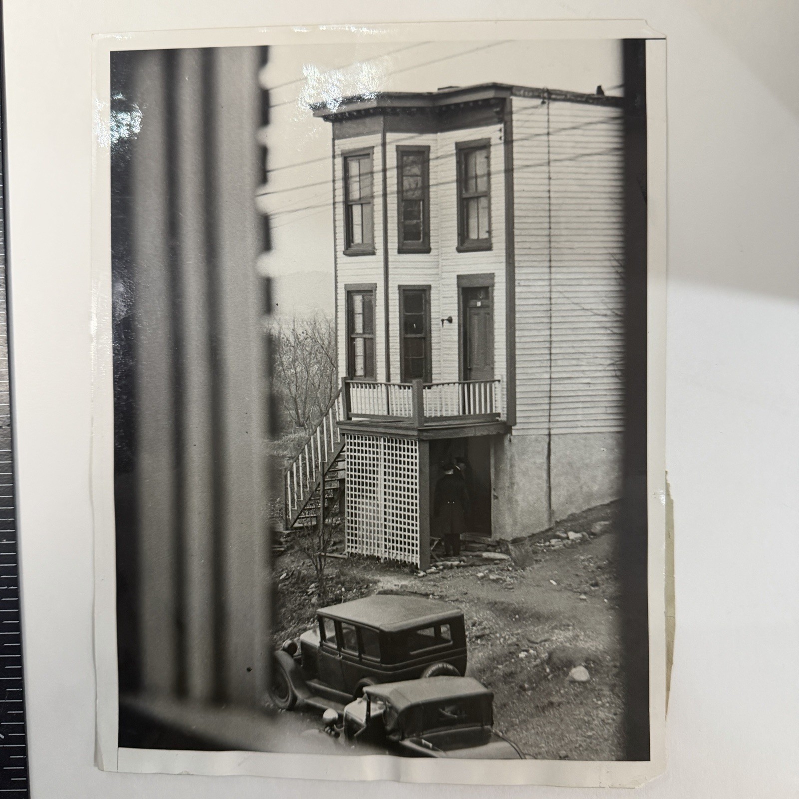 1931 Press Photo Beulah Limerick Murder Washington DC Crime Scene House 1931 Press Photo Beulah Limerick Murder Washington DC Crime Scene House