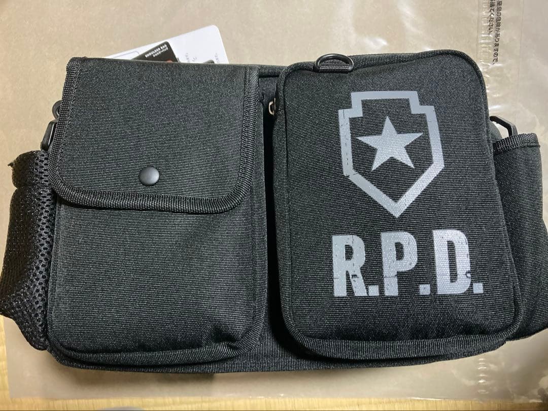 USJ Limited Resident Evil R.P.D. 3-Way Shoulder Bag Official Black BIOHAZARD F/S USJ Limited Resident Evil R.P.D. 3-Way Shoulder Bag Official Black BIOHAZARD F/S