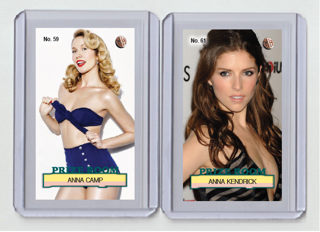 Anna Camp rare MH Prize Room #\'d 3/3 Tobacco card no. 59