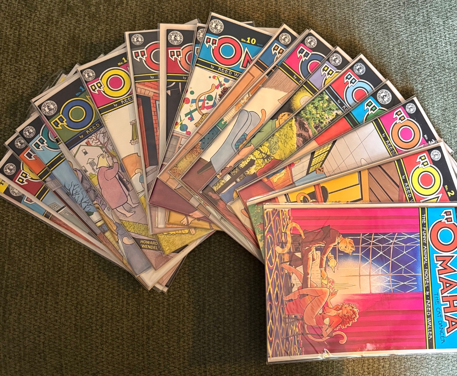 Omaha the Cat Dancer issues 1-20 plus #0 comic lot Omaha the Cat Dancer issues 1-20 plus #0 comic lot
