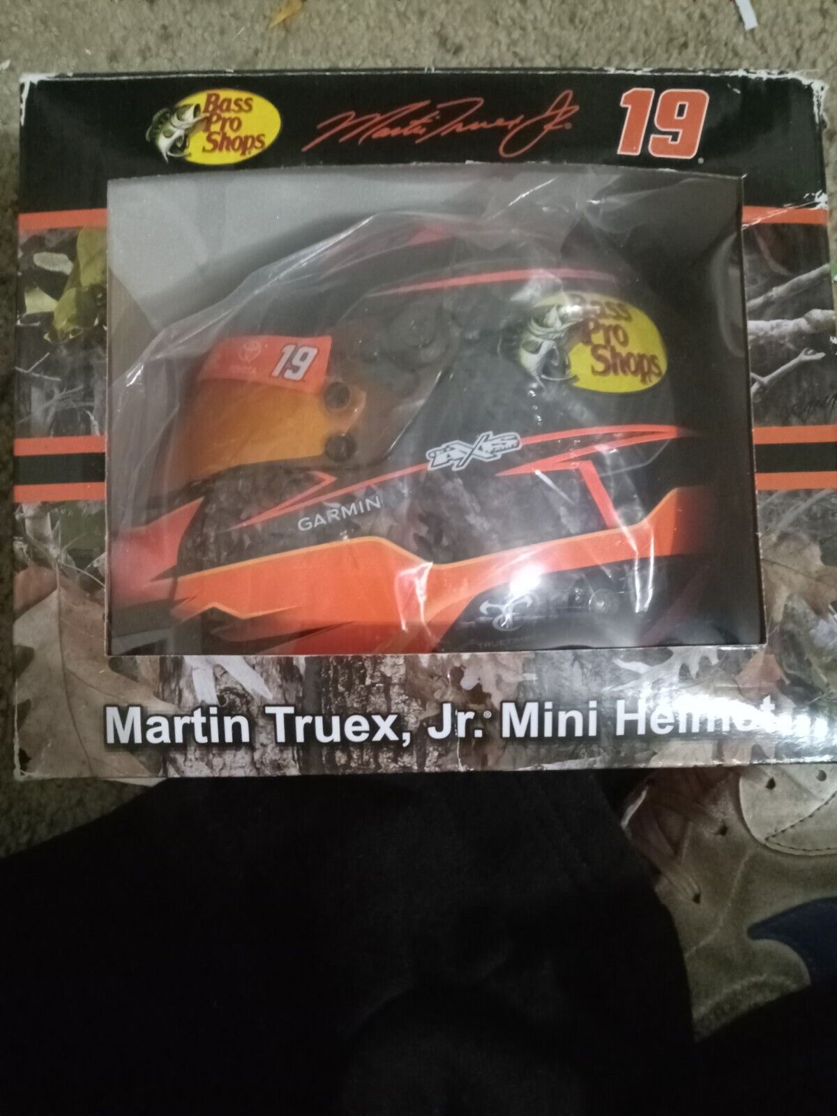 Martin Truex Jr Autographed Mini Helment Nascarr