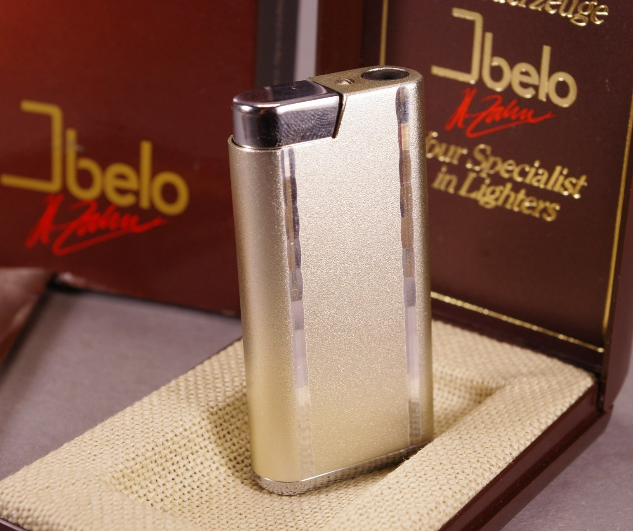 Vintage Ibelo Monopol Gas Lighter Full Boxed Set Manual W. Germany (№15\\45)