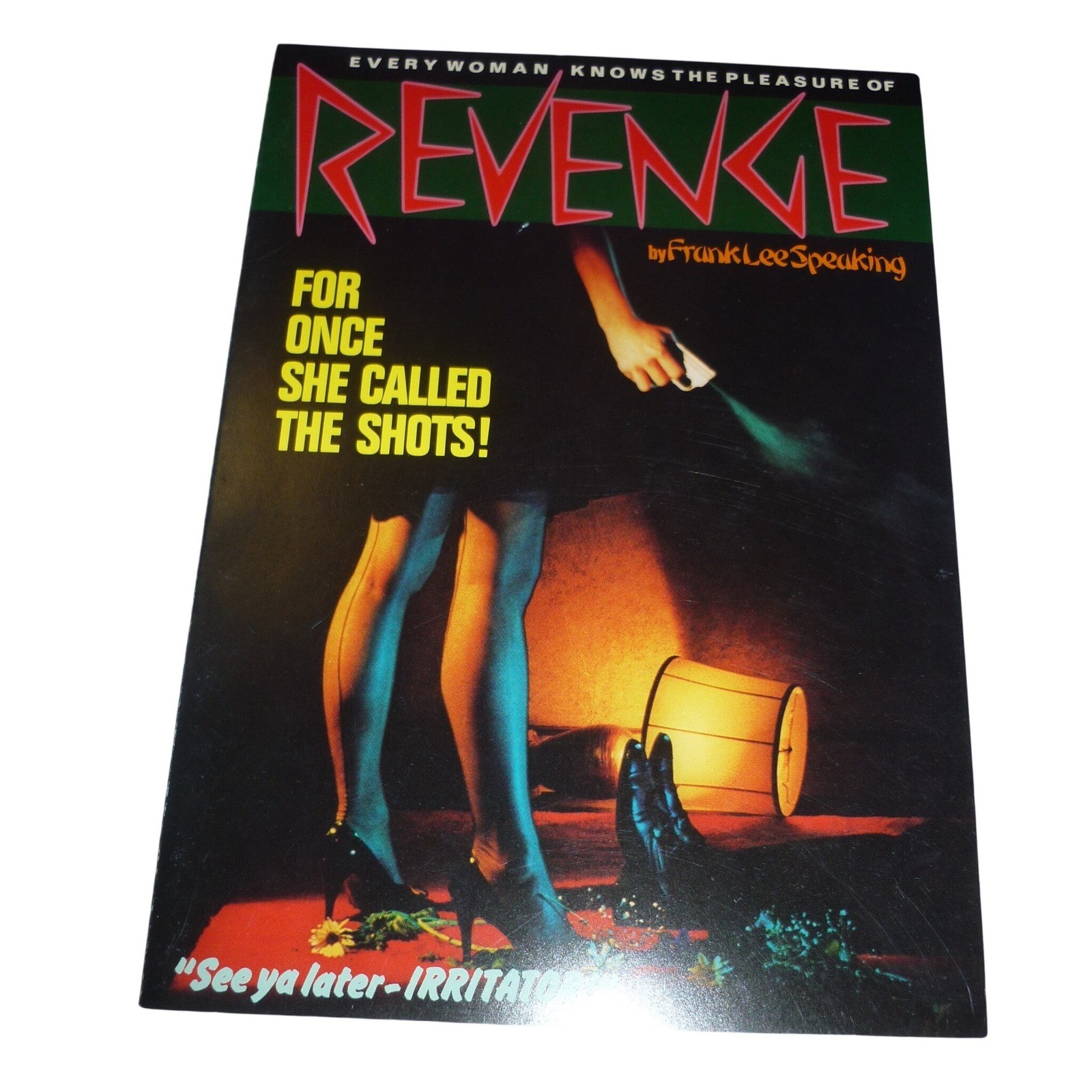 Rare 1980s Pop Art Greeting Card Revenge Frank Lee Speaking Karl Stoecker Rare 1980s Pop Art Greeting Card Revenge Frank Lee Speaking Karl Stoecker