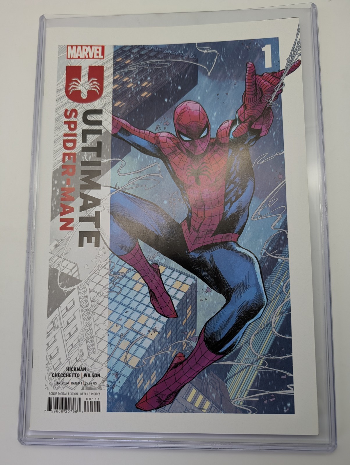 Ultimate Spider-Man #1 (2024) Cover A 1st Print Hickman Checchetto Marvel NM