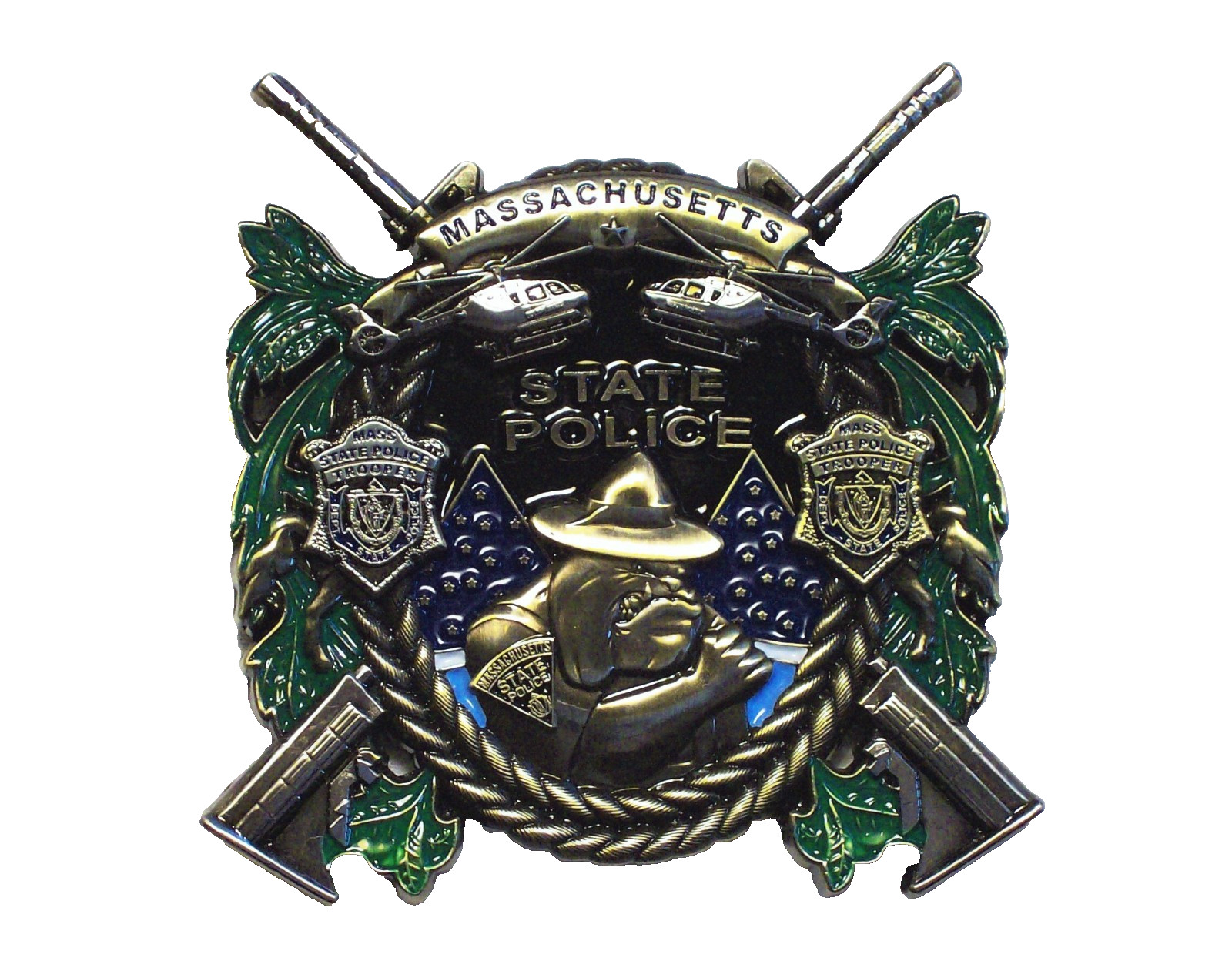 MSP Massachusetts State Police Trooper MASS - Large - Size 3 MSP Massachusetts State Police Trooper MASS - Large - Size 3