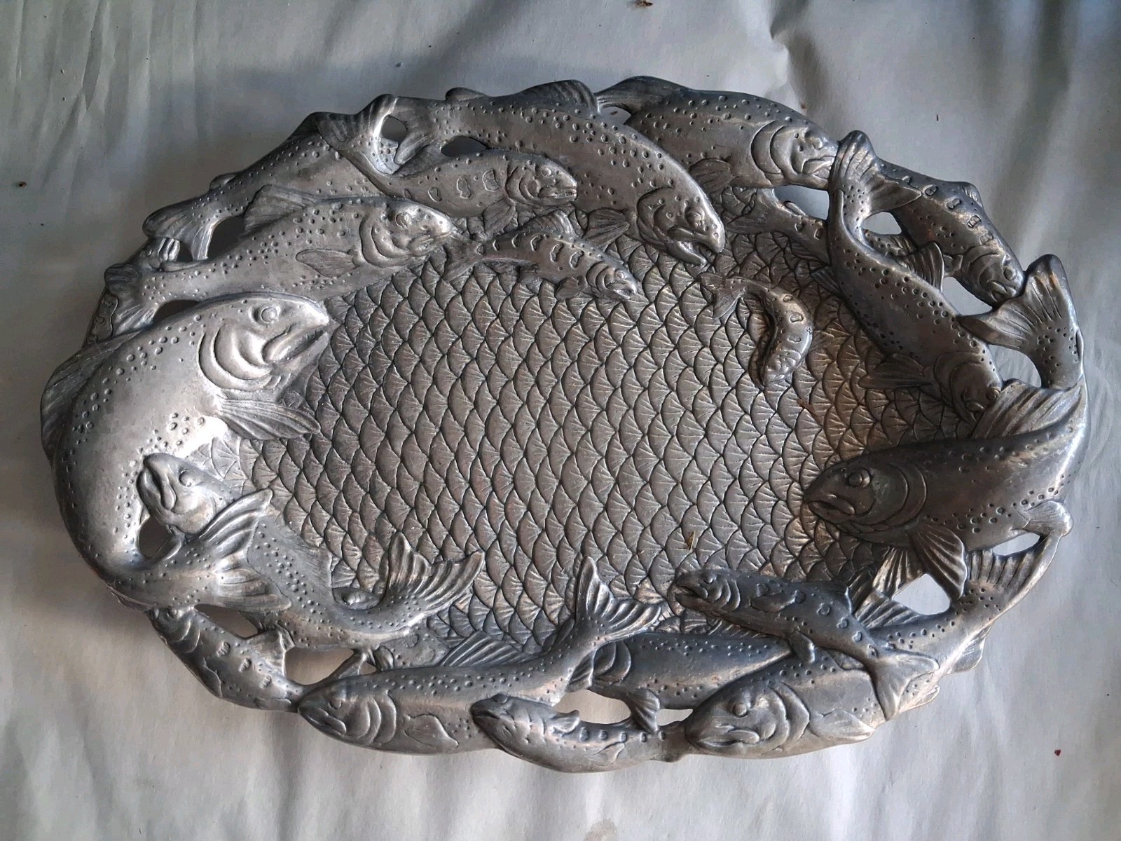 Arthur Court Salmon Fish Tray for Serving or Display 1993 Arthur Court Salmon Fish Tray for Serving or Display 1993