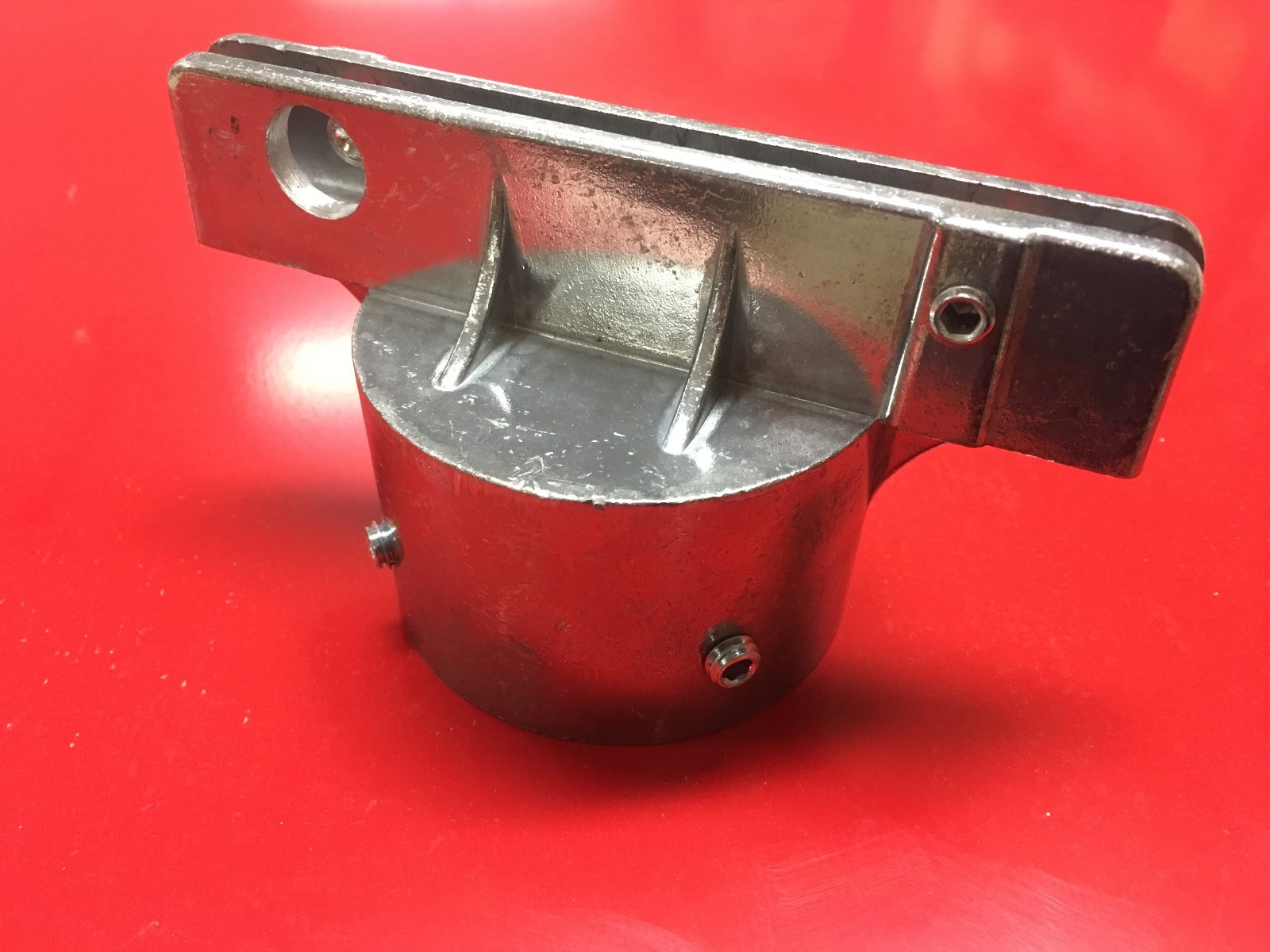 Round Post Street Sign Bracket - for 2 3/8 Round Post Street Sign Bracket - for 2 3/8