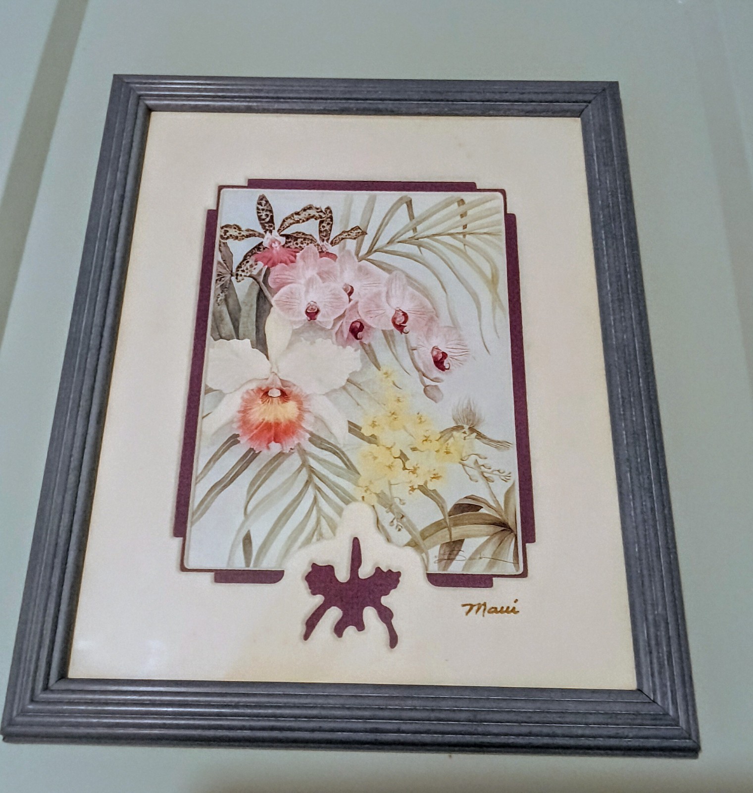 Hawaii\'s Dotson Gallery Original Maui Botanical Art RARE Hawaii\'s Dotson Gallery Original Maui Botanical Art RARE