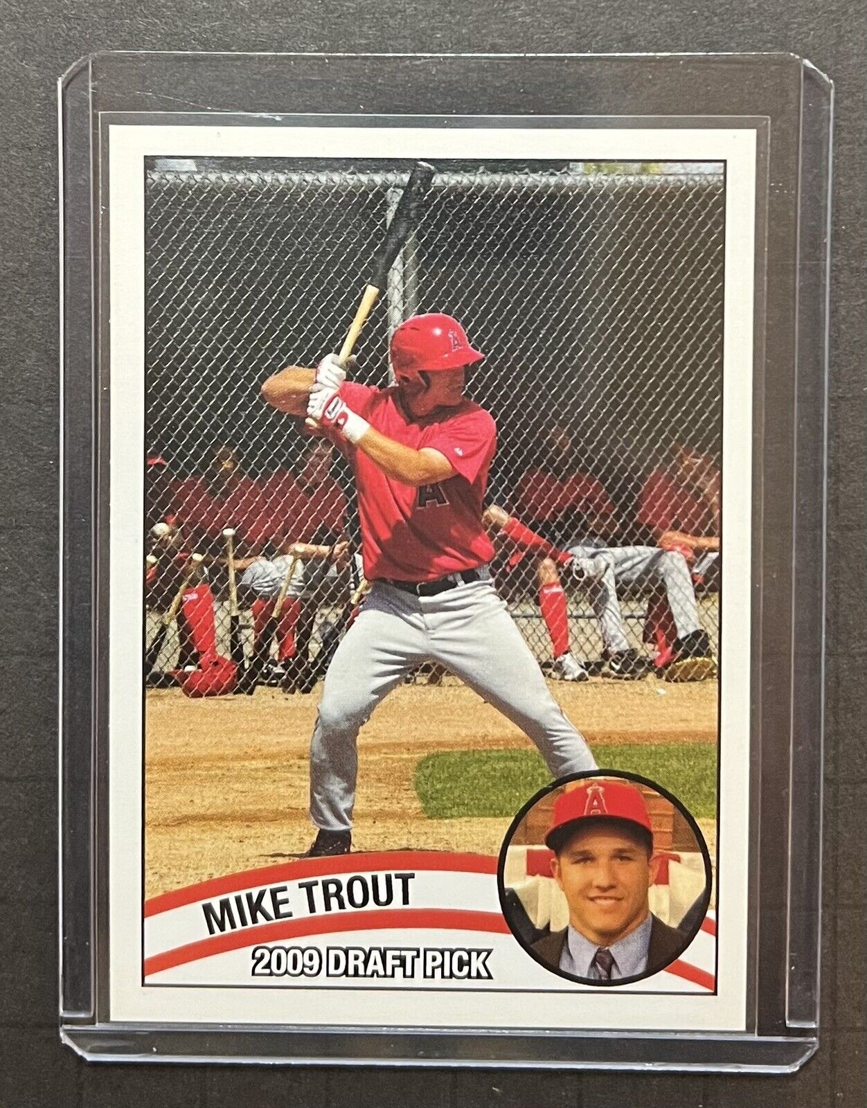 2009 Mike Trout Draft picks Rookie Card  Top Prospect Los Angeles Angels