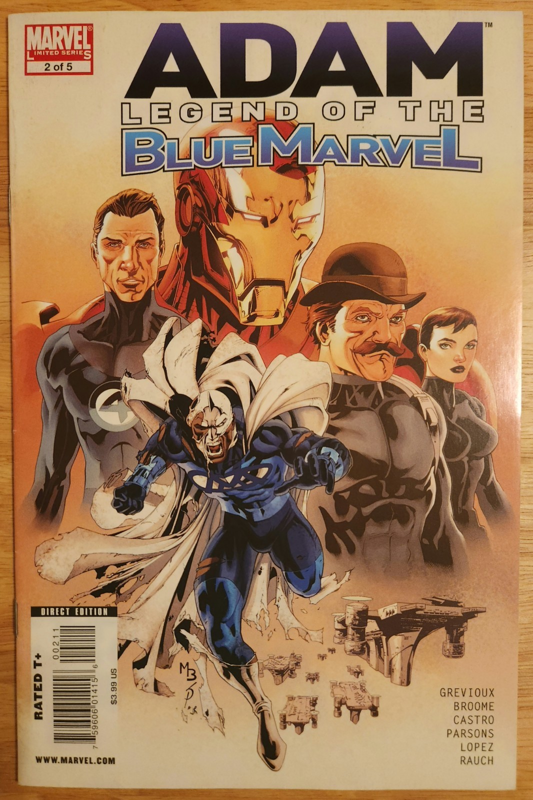 Adam: Legend of the Blue Marvel #2 (Marvel Comics February 2009) Adam: Legend of the Blue Marvel #2 (Marvel Comics February 2009)