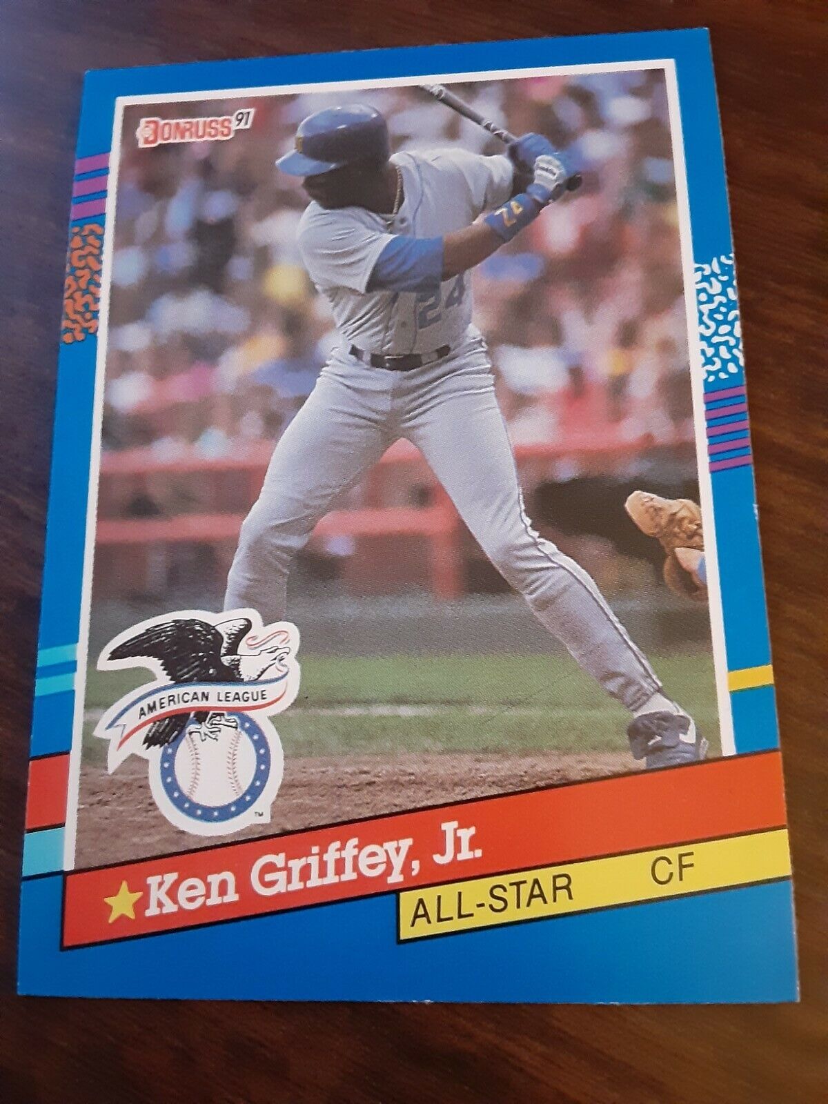 1991 Donruss Ken Griffey, JR. All American League All Stare CF Baseball Card