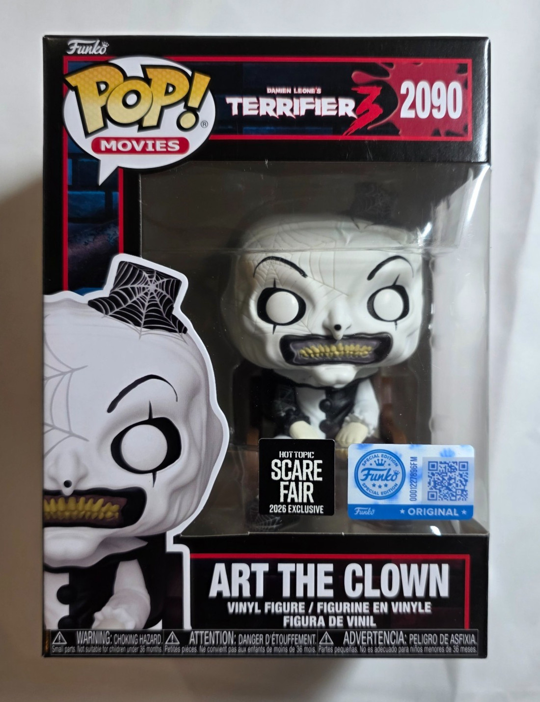 Funko Pop Terrifier: Art the Clown #2090 Hot Topic Scare Fair 2026 Exclusive 