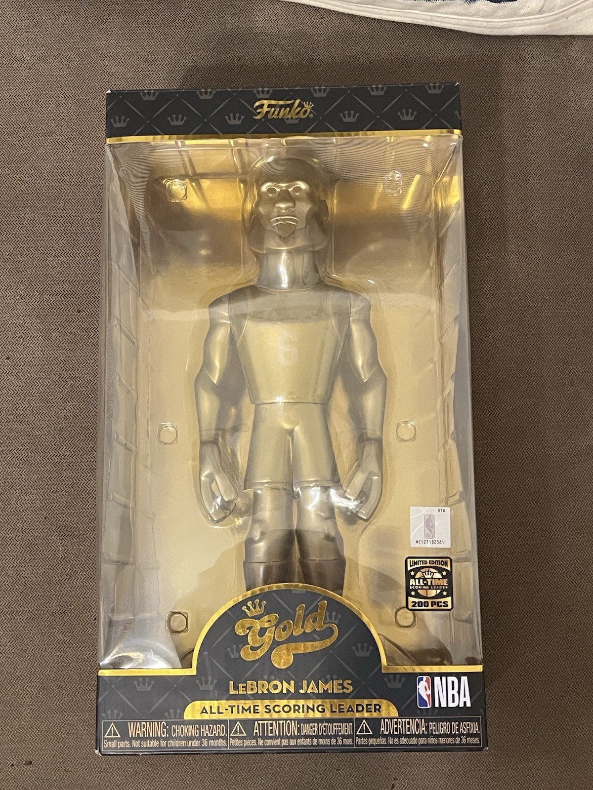 GOLD Lebron James Tall FUNKO POP From Salt Lake City 2024 NBA All Star Weekend GOLD Lebron James Tall FUNKO POP From Salt Lake City 2024 NBA All Star Weekend