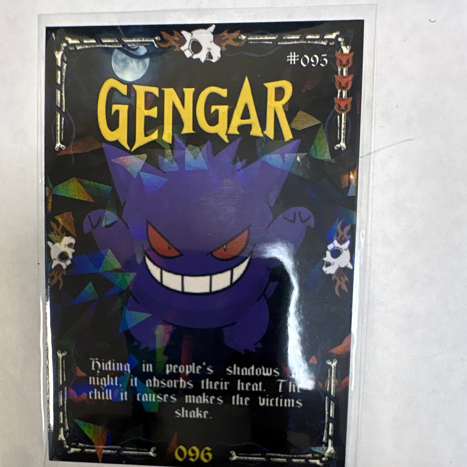 PRISMA 2024 Pokémon Trick or Trade Cards Gengar Hologram Card #096 PRISMA 2024 Pokémon Trick or Trade Cards Gengar Hologram Card #096