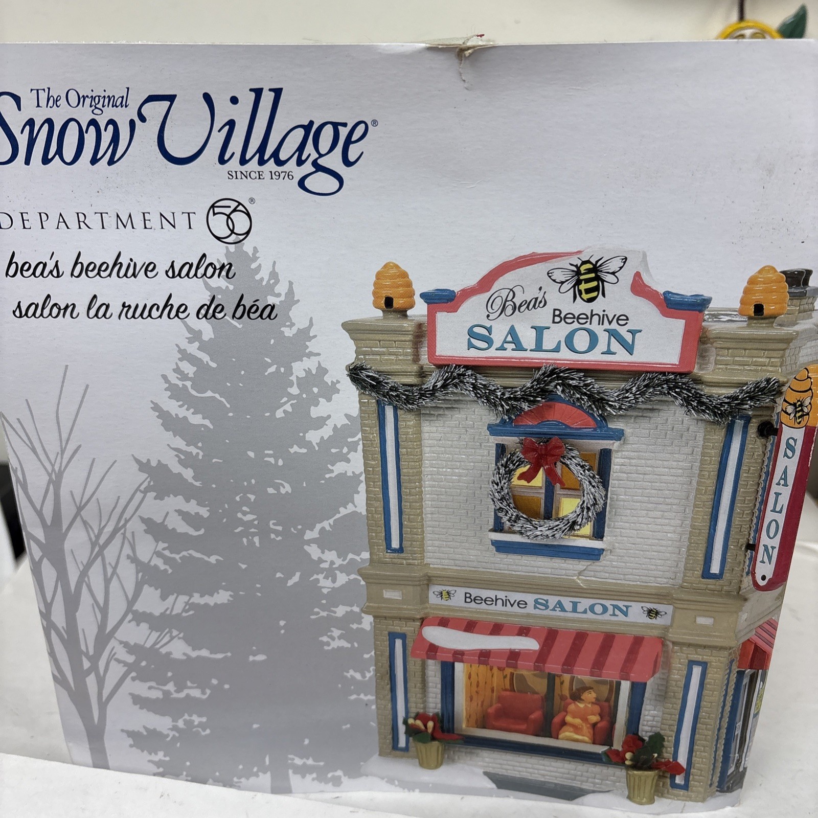 Dept 56 BEA'S BEEHIVE SALON Snow Village 6009714 Department 56 New 2022 IN STOCK Dept 56 BEA'S BEEHIVE SALON Snow Village 6009714 Department 56 New 2022 IN STOCK
