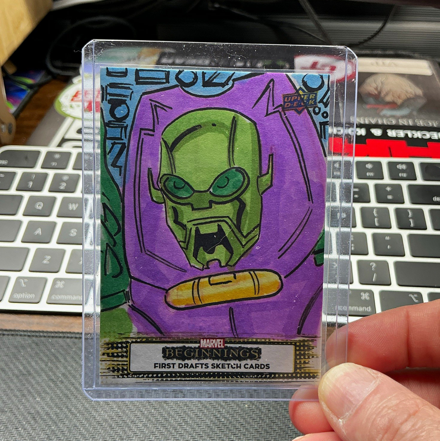 Upper Deck 2021 Marvel Beginnings Vol. 1 Annihilus MB-50 1/1 Sketch Auto