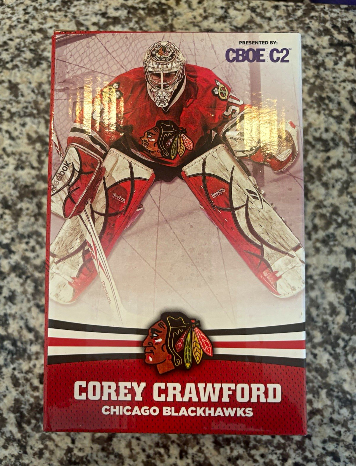 Corey Crawford Blackhawks #50 Bobblehead SGA beautiful Corey Crawford Blackhawks #50 Bobblehead SGA beautiful