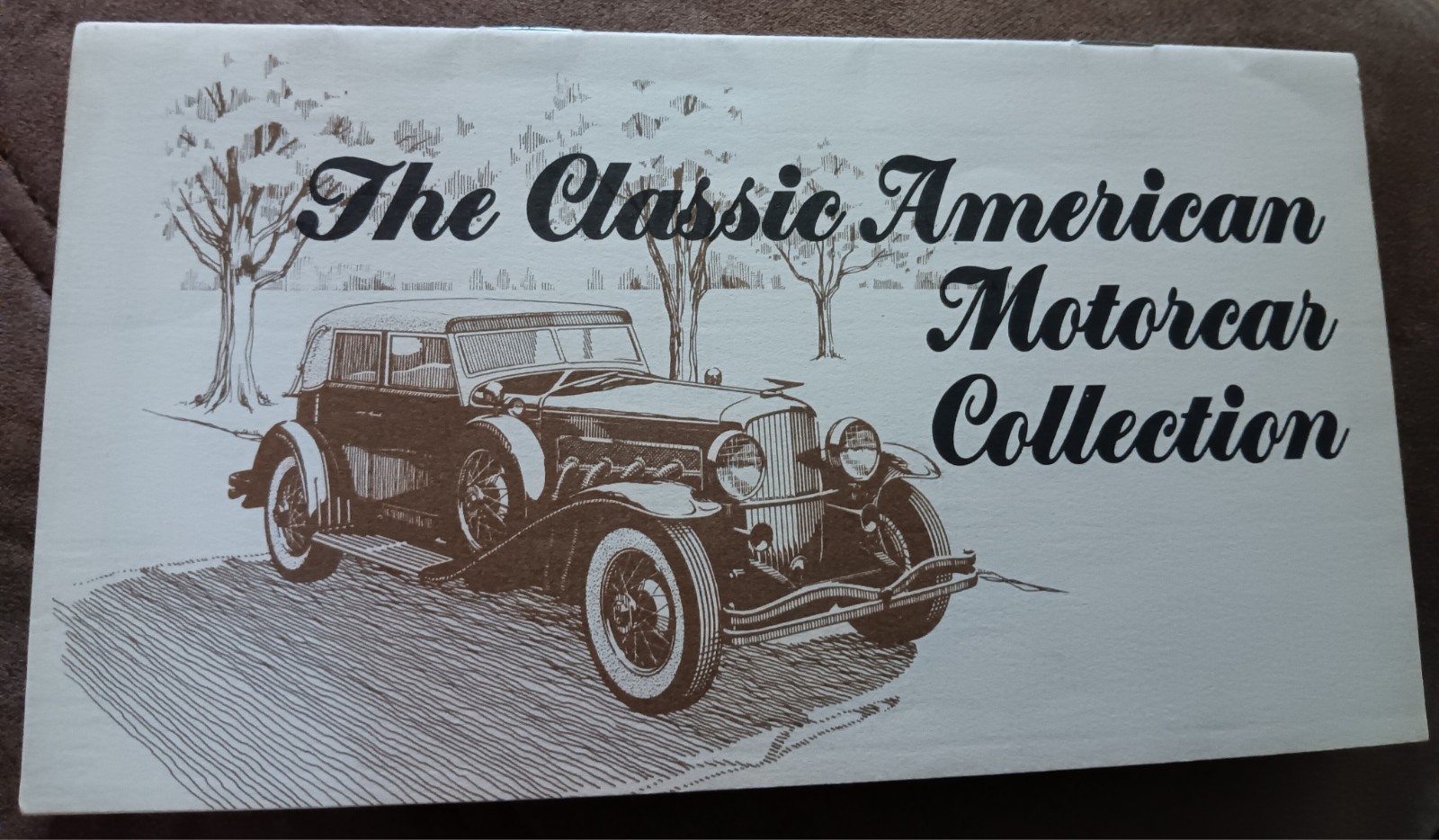 Vintage The Classic American Motorcar Collection Danbury Mint Brochure Vintage The Classic American Motorcar Collection Danbury Mint Brochure