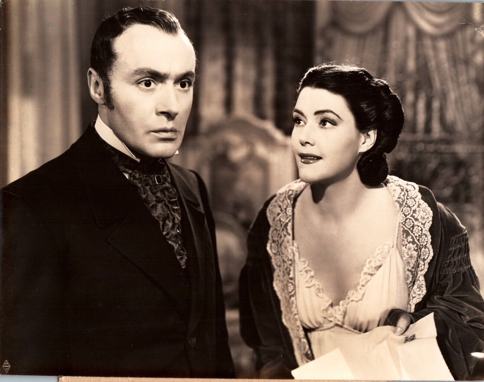 Barbara O\'Neil + Charles Boyer (1940) ❤ Warner Bros Photo by Bert Six K 351