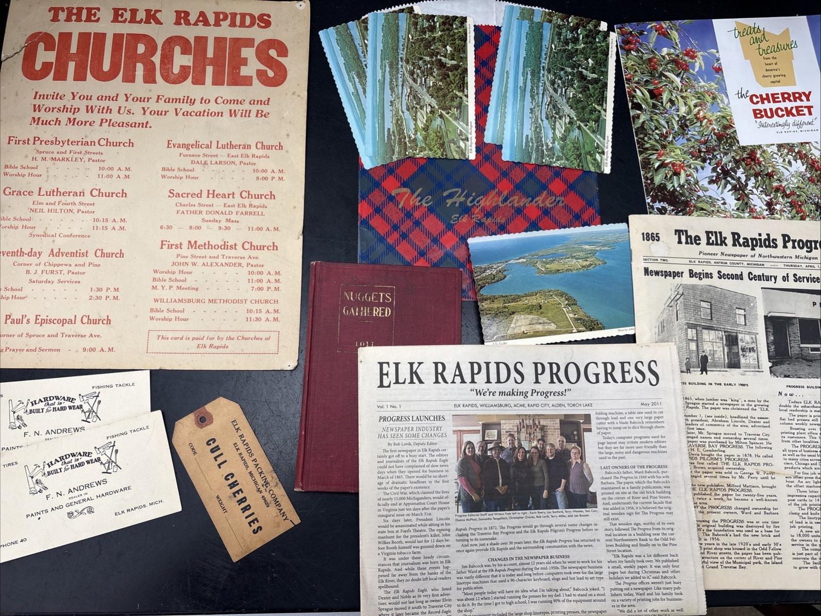 Collection Of Vintage Elk Rapids Michigan Paper Ephemera Post Cards Book Etc Collection Of Vintage Elk Rapids Michigan Paper Ephemera Post Cards Book Etc