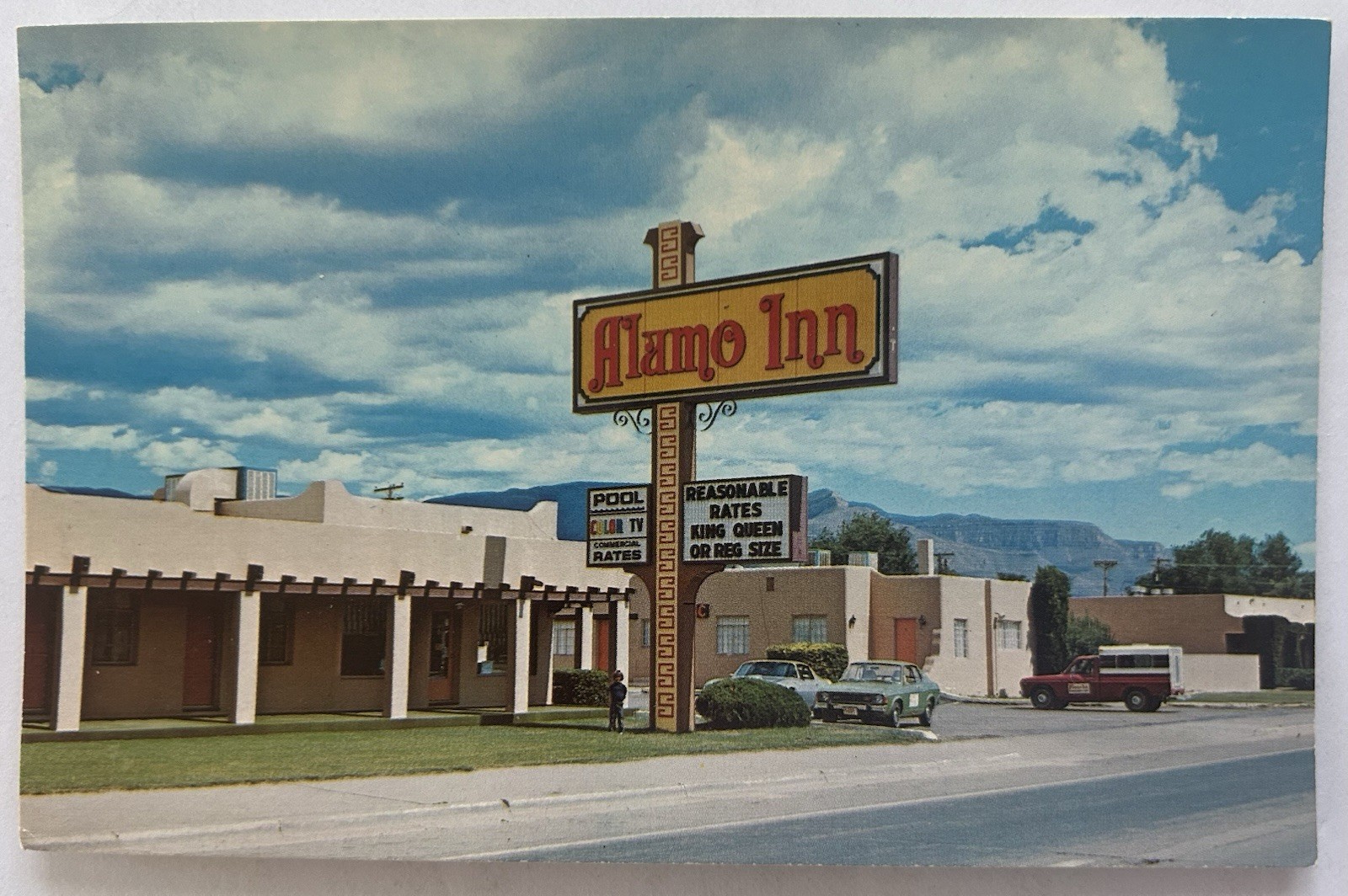 Alamo Inn Motel Vintage Postcard | Alamogordo New Mexico | Street View Alamo Inn Motel Vintage Postcard | Alamogordo New Mexico | Street View