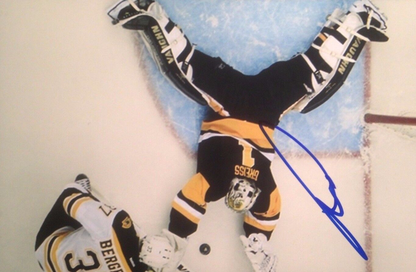 THOMAS GREISS Signed PITTSBURGH PENGUINS 4x6 Photo  AUTOGRAPH islanders