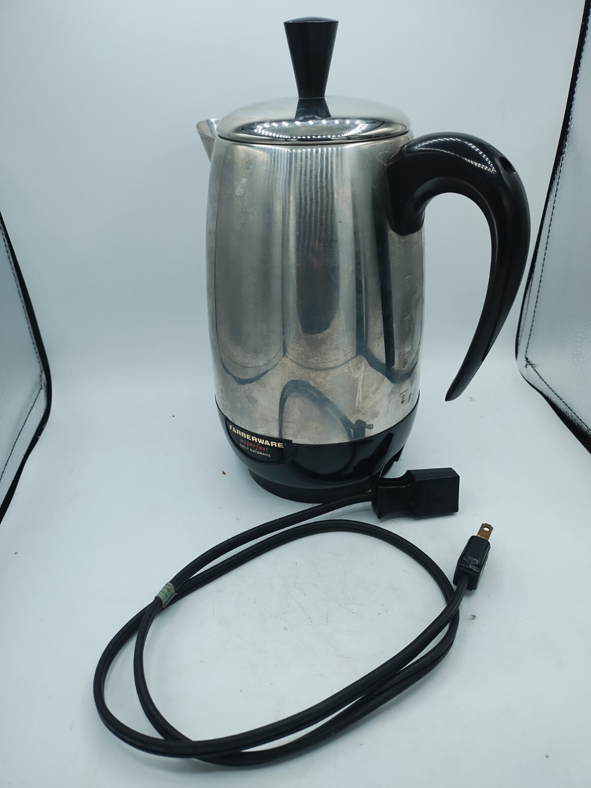 VINTAGE FABERWARE SUPER FAST FULLY AUTOMATIC COFFEE POT 8 CUP MAKER
