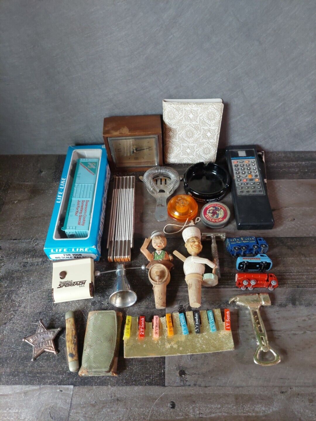 Vintage Miscellaneous Items And Various Pieces Bric A Brac Junk Drawer Lot