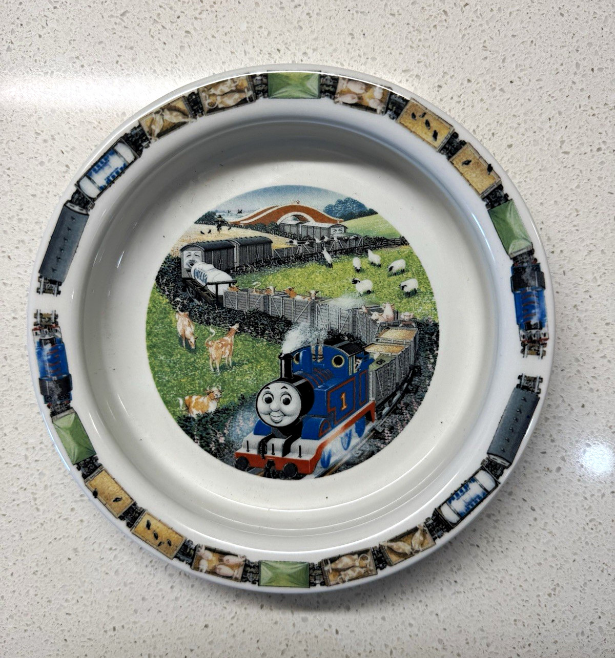 Vintage 1992 Wedgwood Thomas the Tank Engine & Friends Bowl England Train Vintage 1992 Wedgwood Thomas the Tank Engine & Friends Bowl England Train
