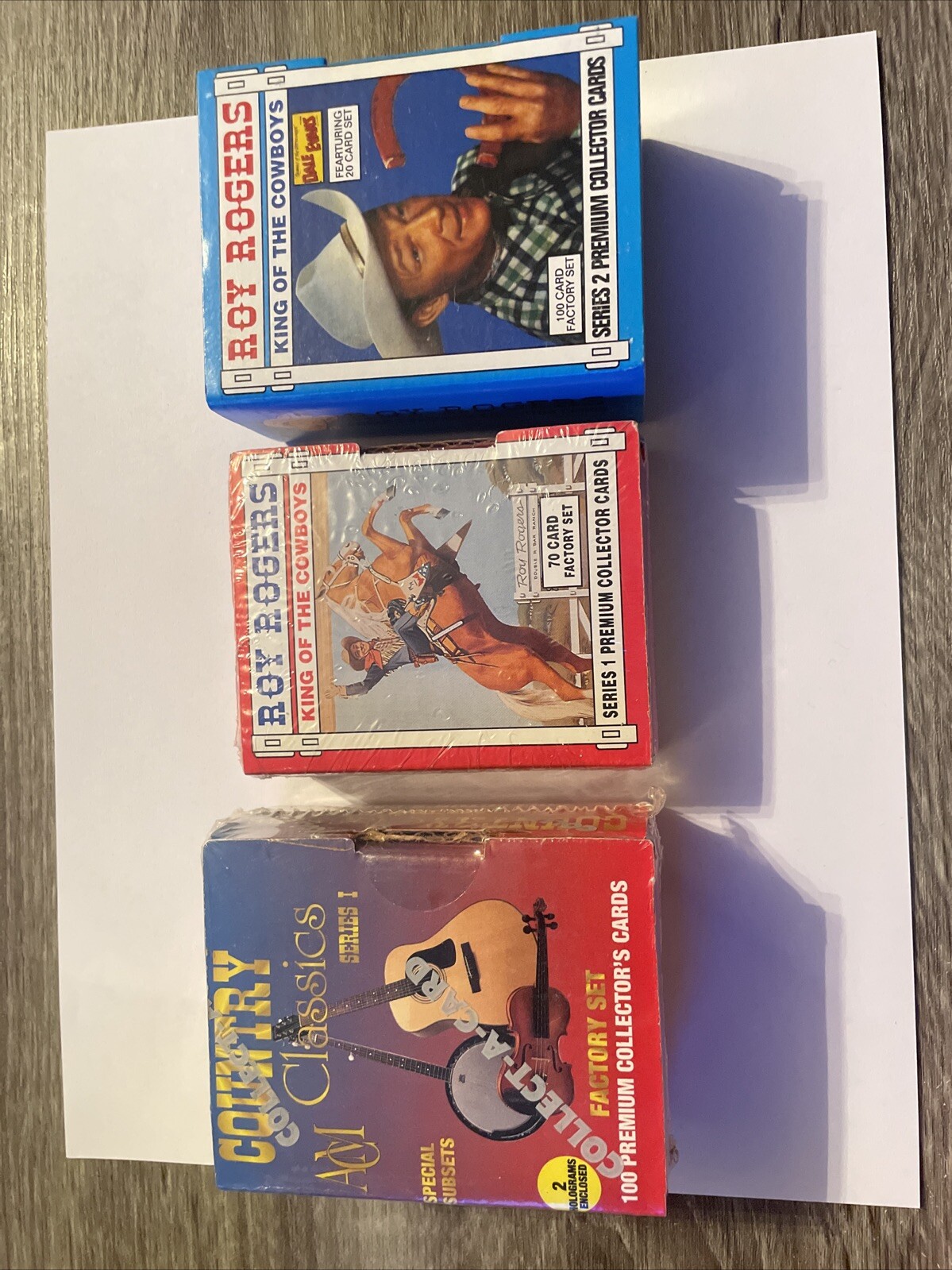 COUNTRY & Cowboys CLASSICS 3 Sealed Factory Sets Roy Rogers COUNTRY & Cowboys CLASSICS 3 Sealed Factory Sets Roy Rogers