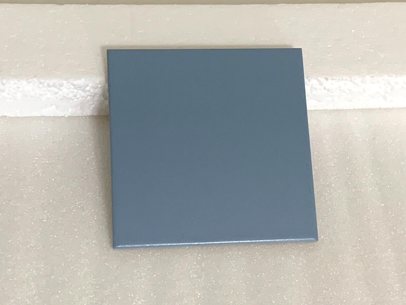 New Vtg  Mettlach Made in Germany Blue Ceramic/Porcelain Tile 4\