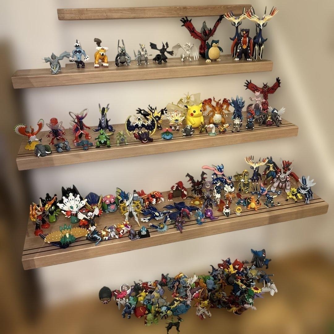 Pokemon Moncolle TOMY Vintage Figure Lot 150+ Pieces Used