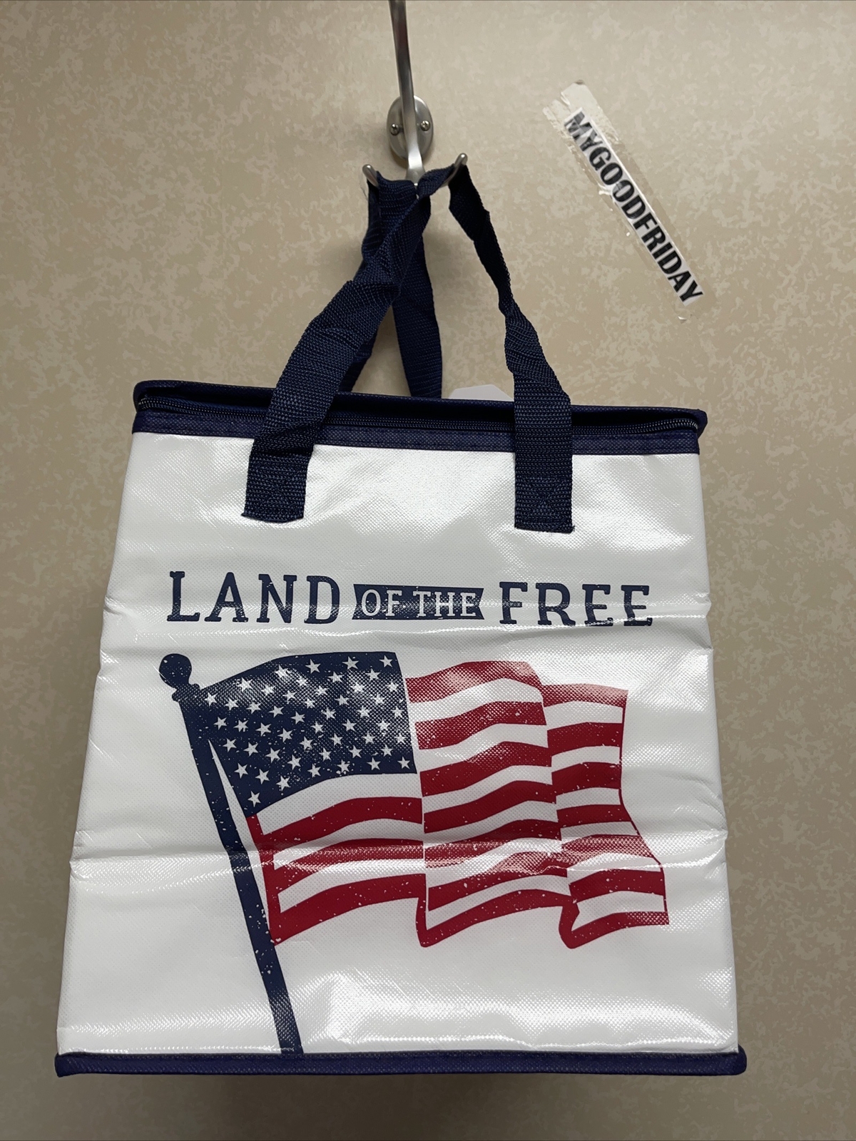 Insulated Zippered Tote Bag, Size 12.5\ Insulated Zippered Tote Bag, Size 12.5\