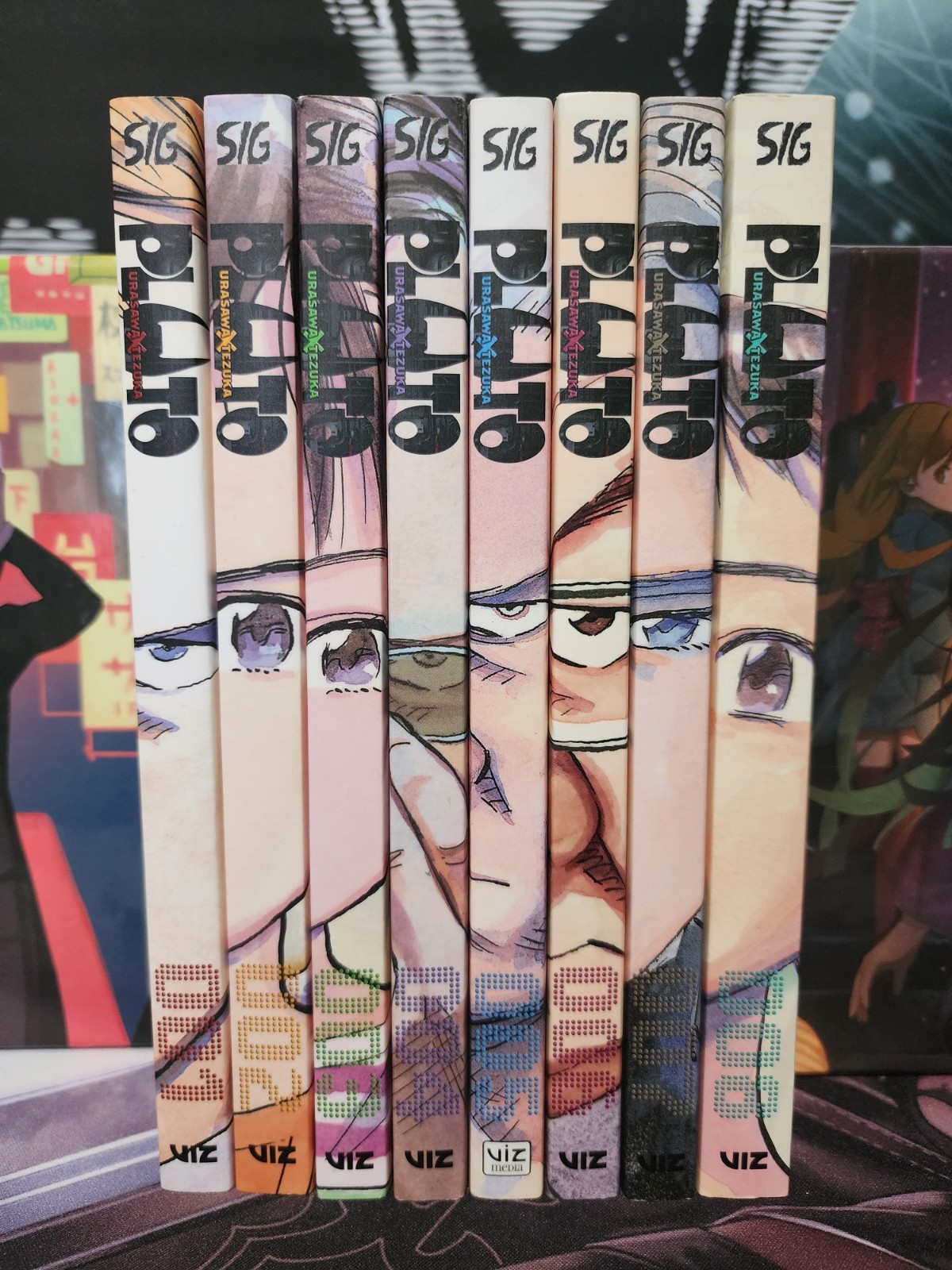 Pluto Manga by Naoki Urasawa Volume 1-8(END) Complete Full Set English Version Pluto Manga by Naoki Urasawa Volume 1-8(END) Complete Full Set English Version