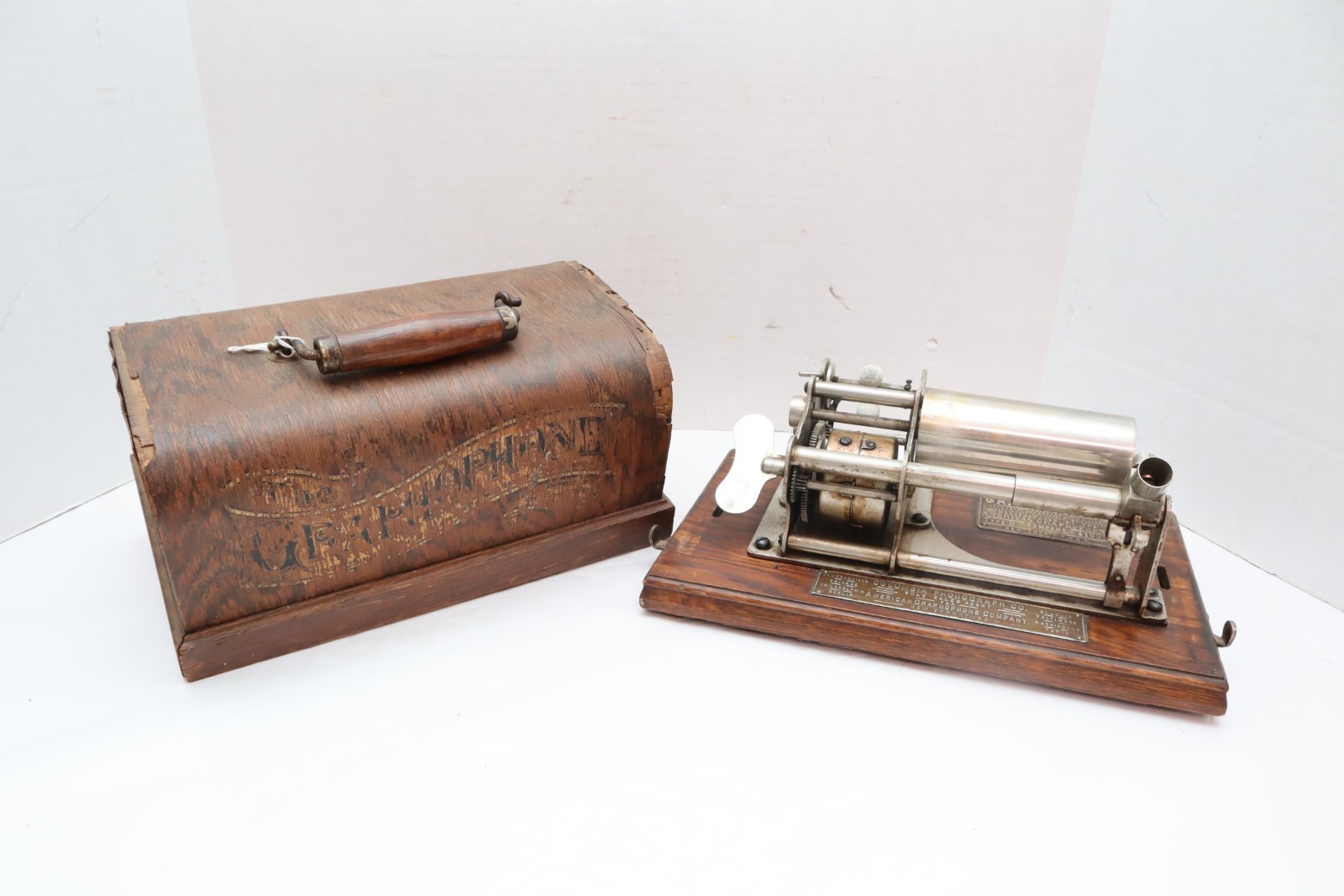 Antique Columbia Model B “Eagle” Cylinder Phonograph Antique Columbia Model B “Eagle” Cylinder Phonograph