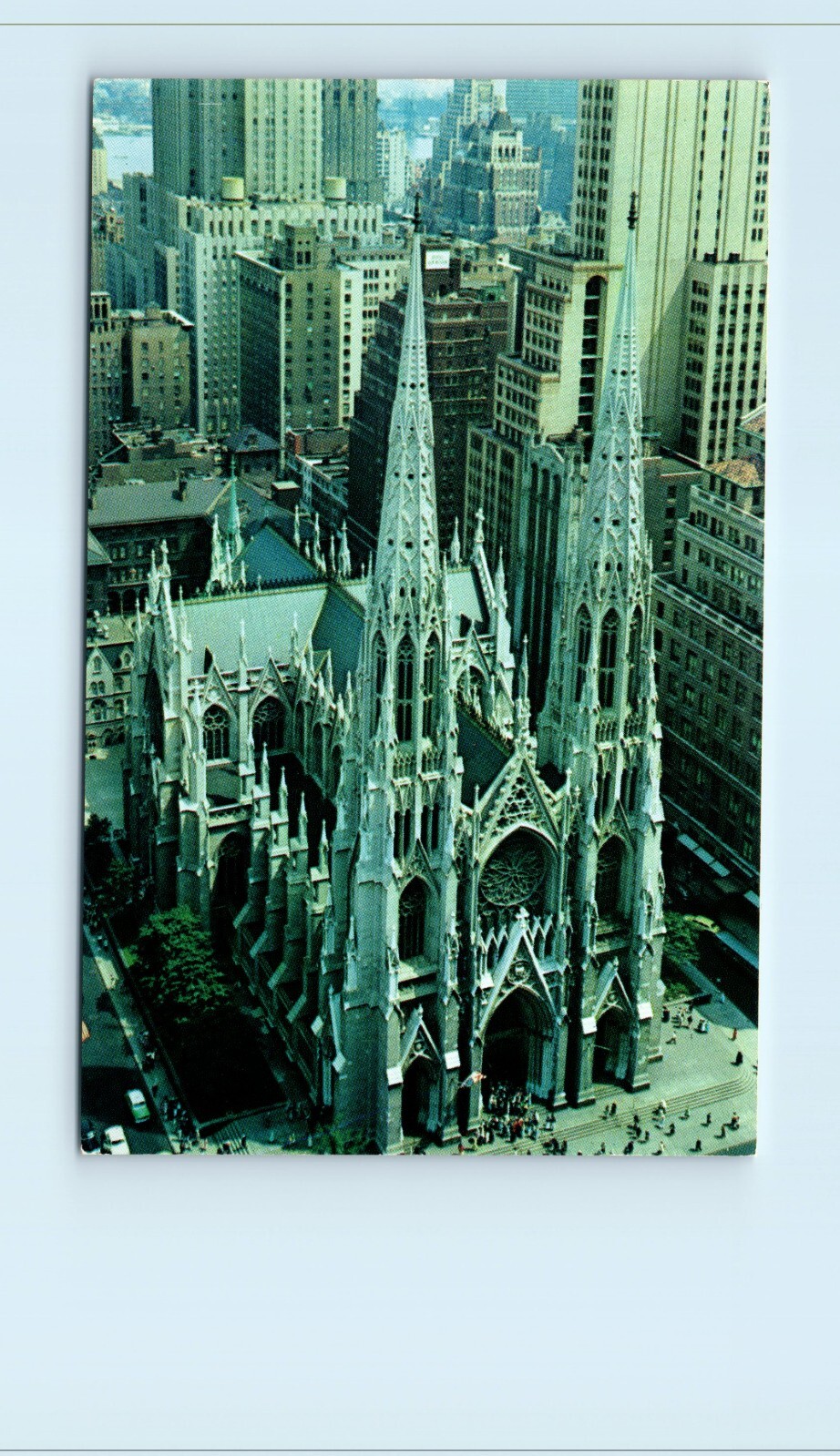 Postcard St. Patrick\'s Cathedral Catholic church New york 0180 Postcard St. Patrick\'s Cathedral Catholic church New york 0180