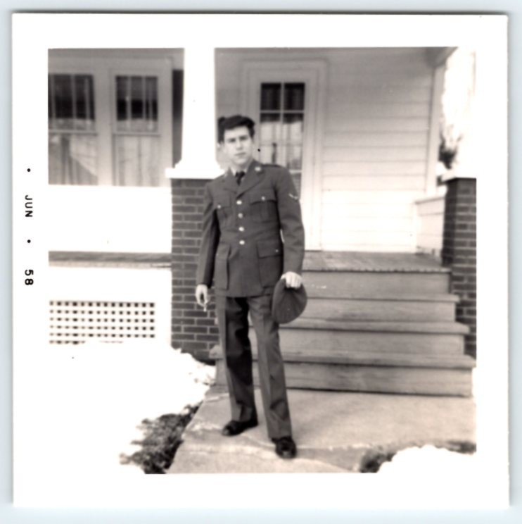 Vintage Photo Young Man U.S. Soldier 1950's Found Art DST123 Vintage Photo Young Man U.S. Soldier 1950's Found Art DST123