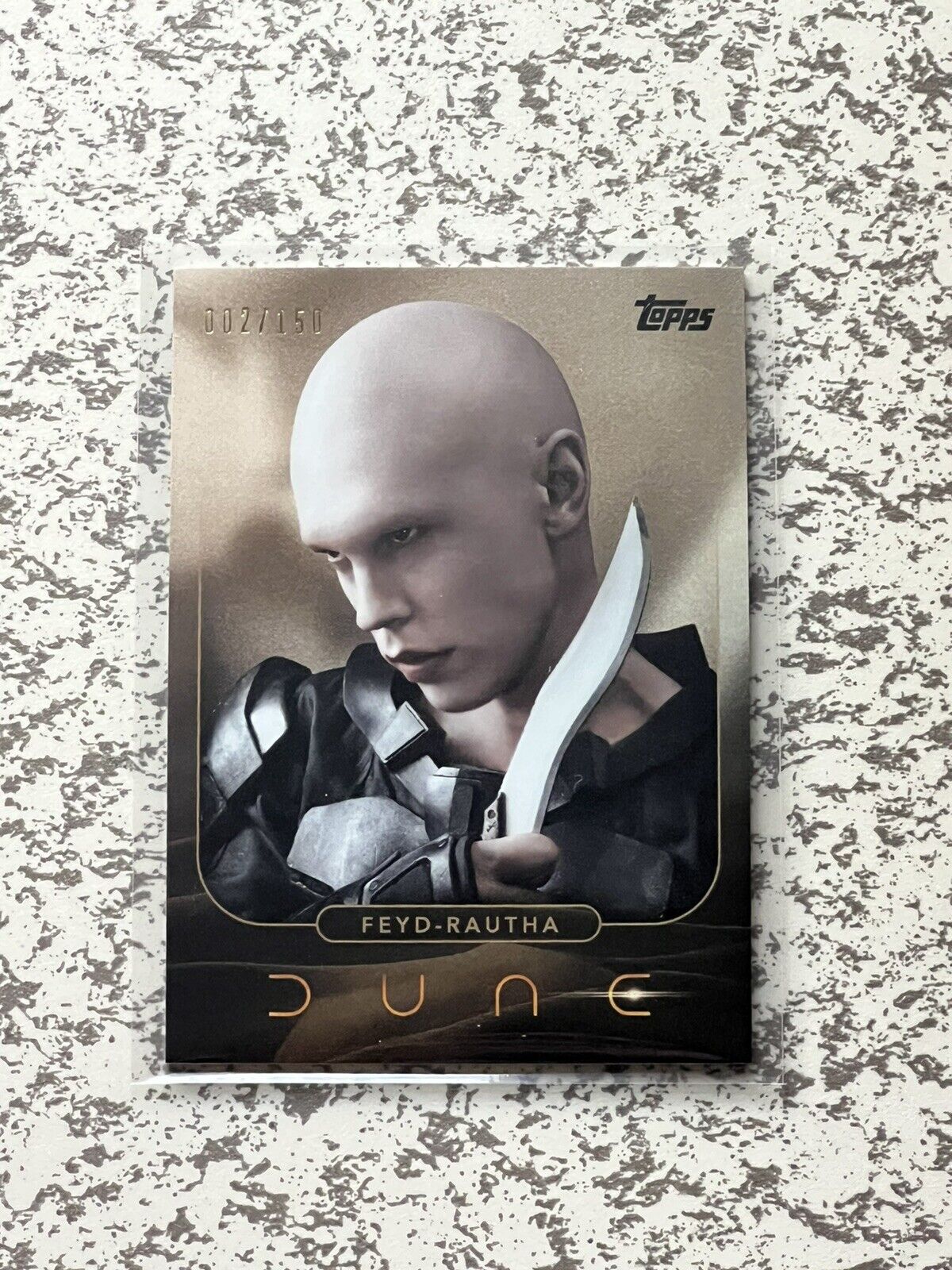 2024 Topps Dune Feyd-Rautha Austin Butler #002/150 Foil SSP Card No. 9