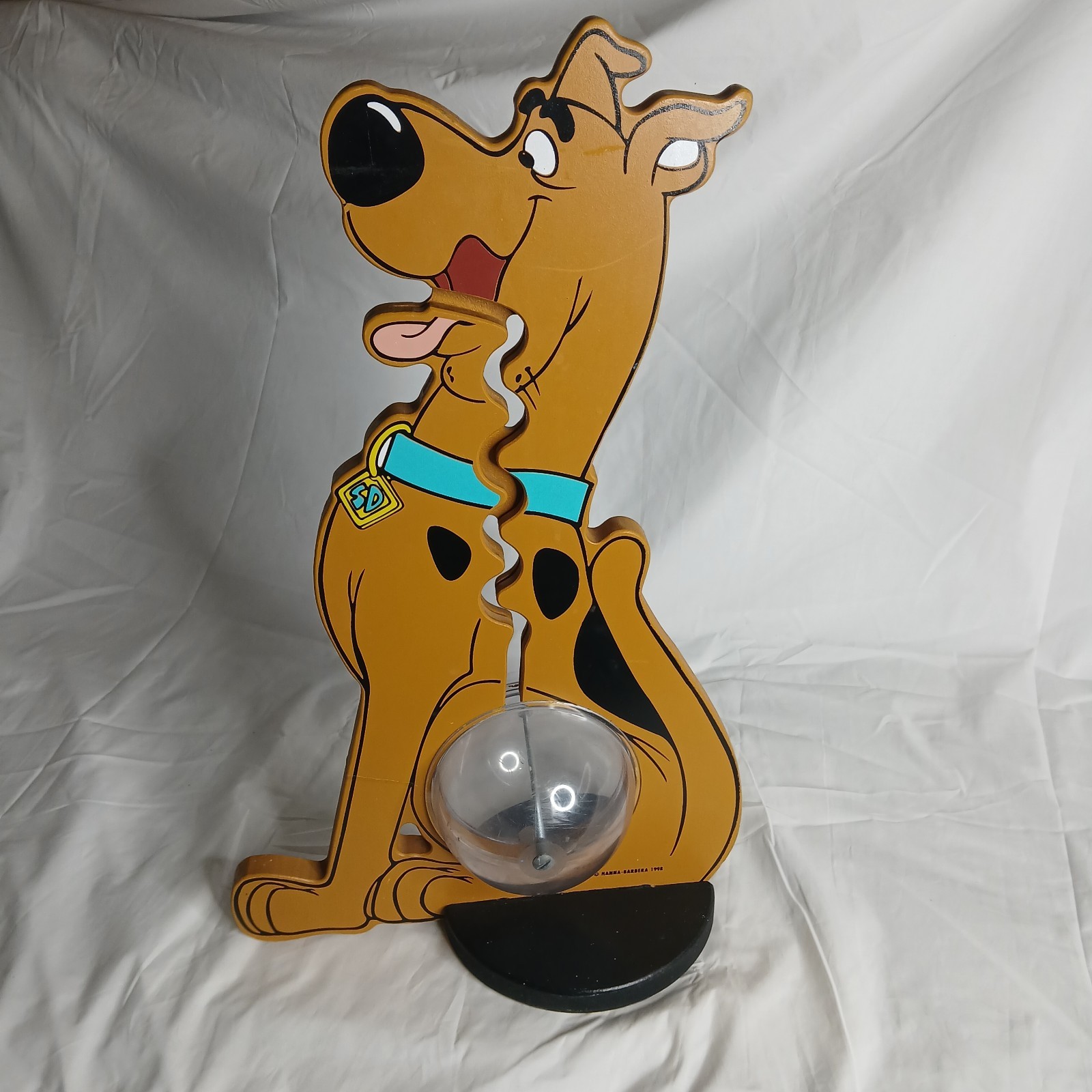 Scooby Doo Funnel Coin Bank  RARE 1998 Hanna Barbara Lots of Photos / Video