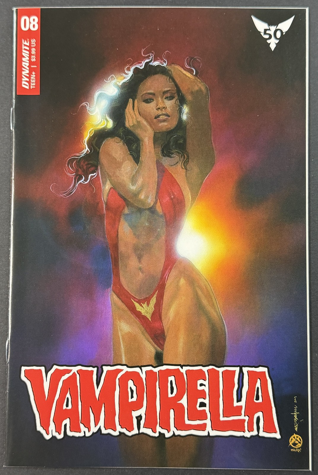 VAMPIRELLA #8 (DYNAMITE 2020) MARK BEACHUM VARIANT NM | VOL. 5 | HTF