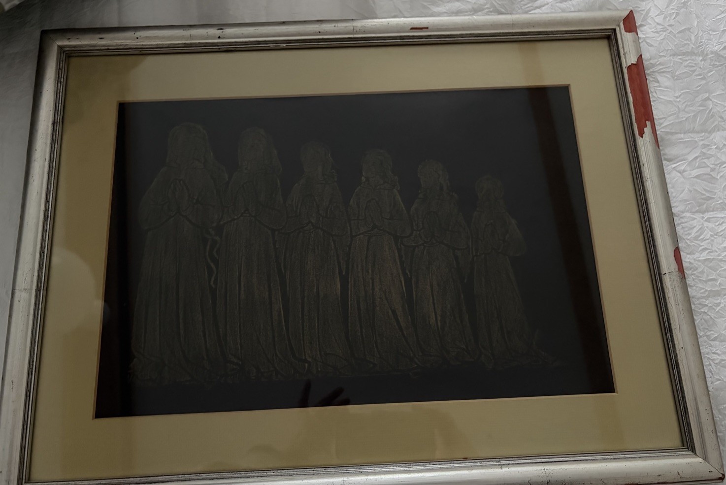 Vintage 1977 English Brass Rubbing Daughters Sir Robert & Dame Jemima Wilson