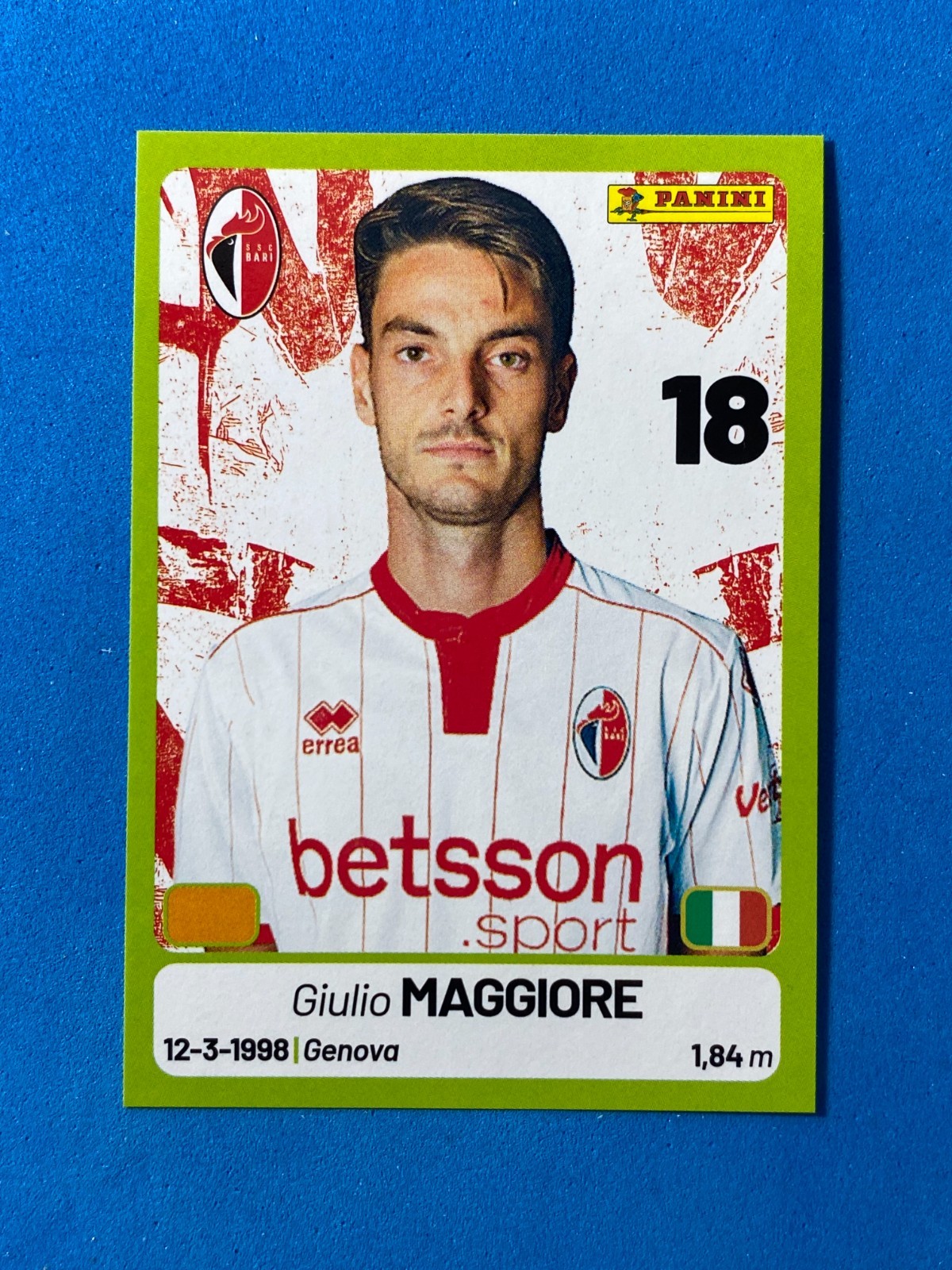 Panini Footballers Figures BKT 2025-26 2026 No. 59 Giulio Maggiore (Bari)
