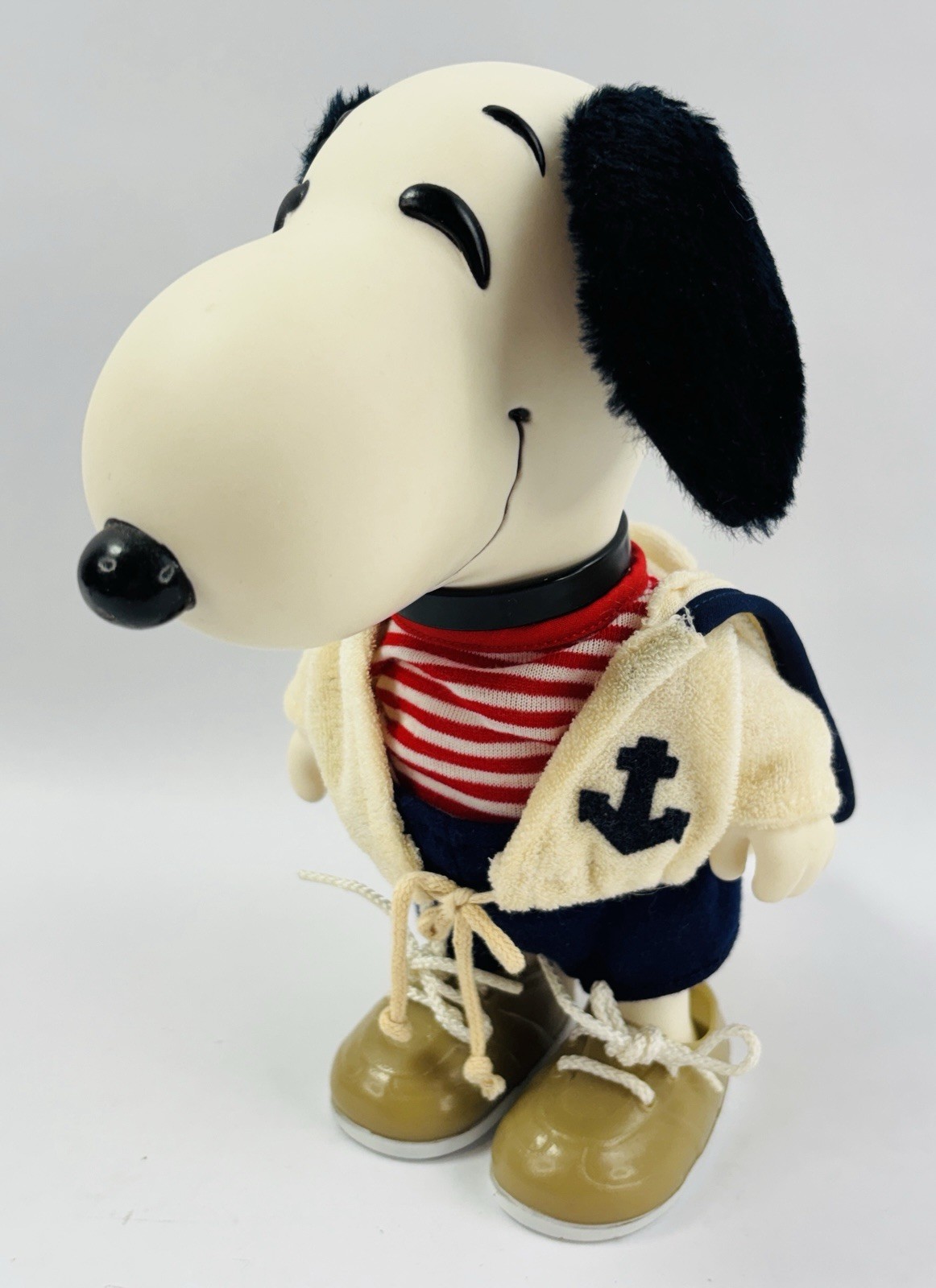 Vintage 1982 Snoopy Sailor Doll Determined Productions Pocket Figure Complete