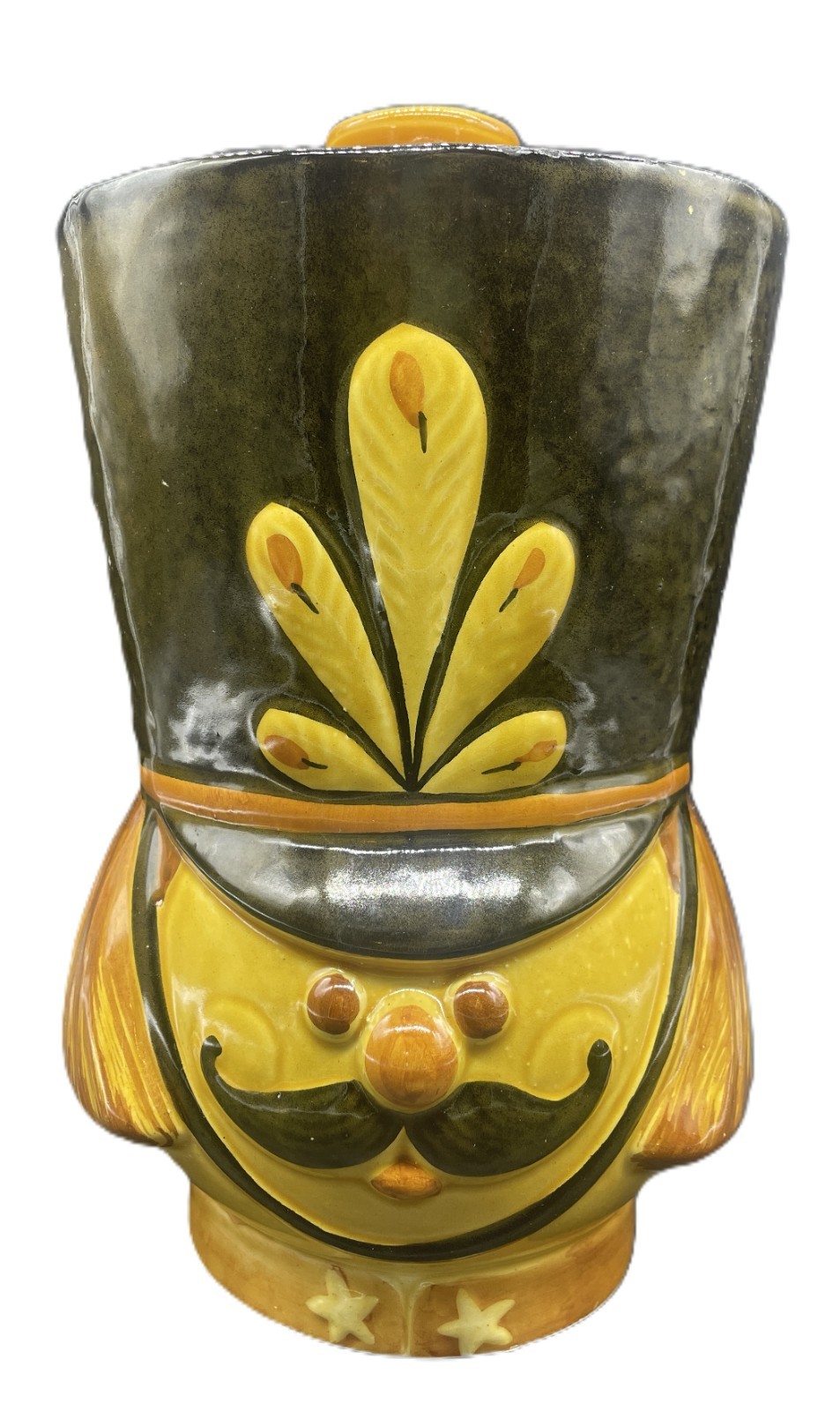 Vintage Italian Toy Soldier Cookie Jar Ceramic Guard Nutcracker Style Vintage Italian Toy Soldier Cookie Jar Ceramic Guard Nutcracker Style