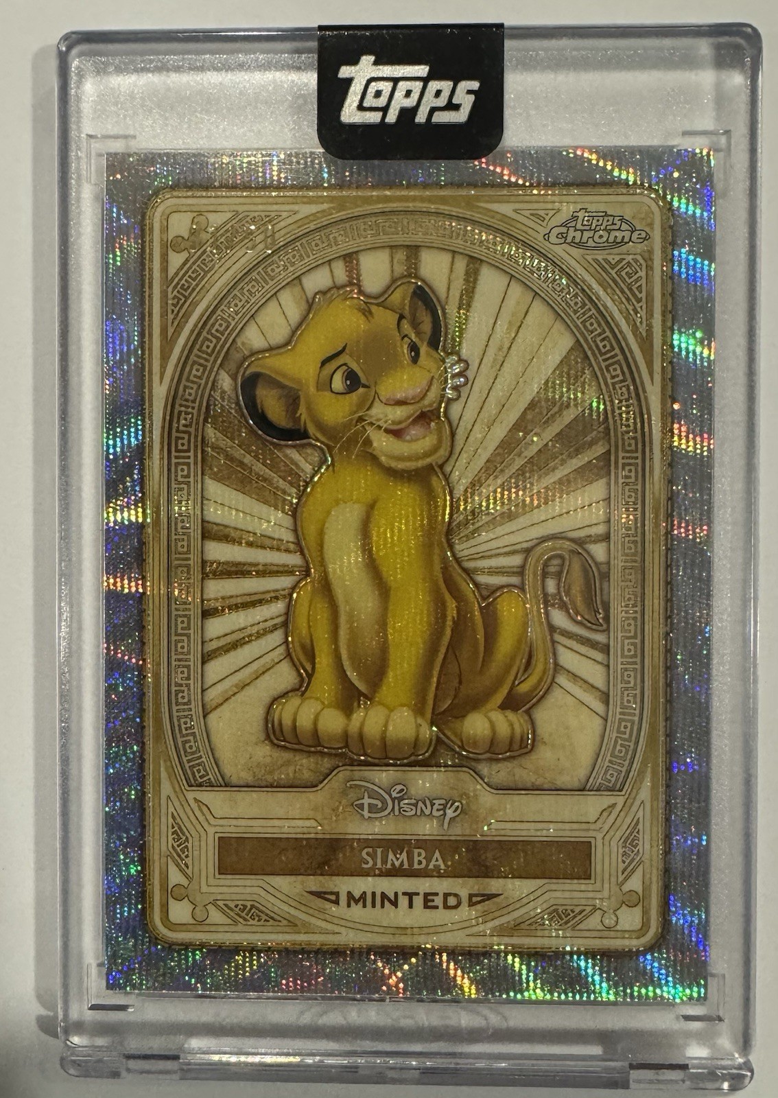 2025 Topps Disney Mint NYCC Simba Gold 01/50 Bookend #77 2025 Topps Disney Mint NYCC Simba Gold 01/50 Bookend #77