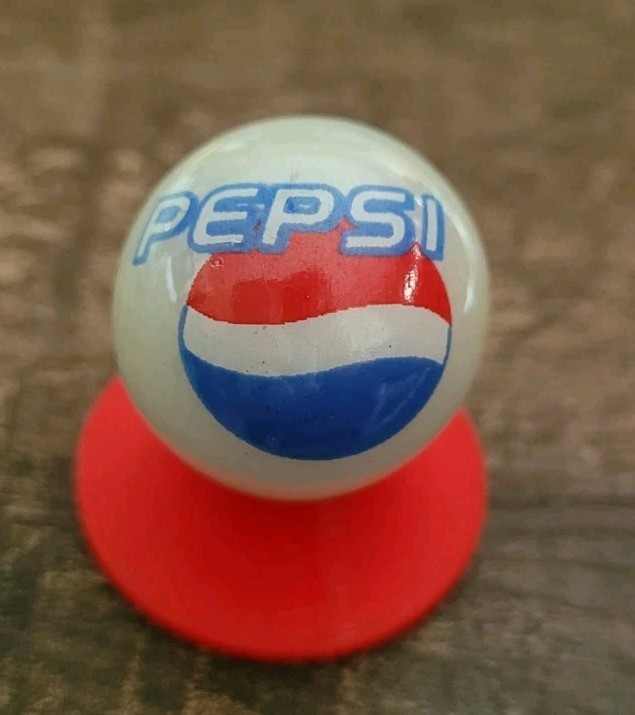 Rare Pepsi White Glass 1\ Rare Pepsi White Glass 1\