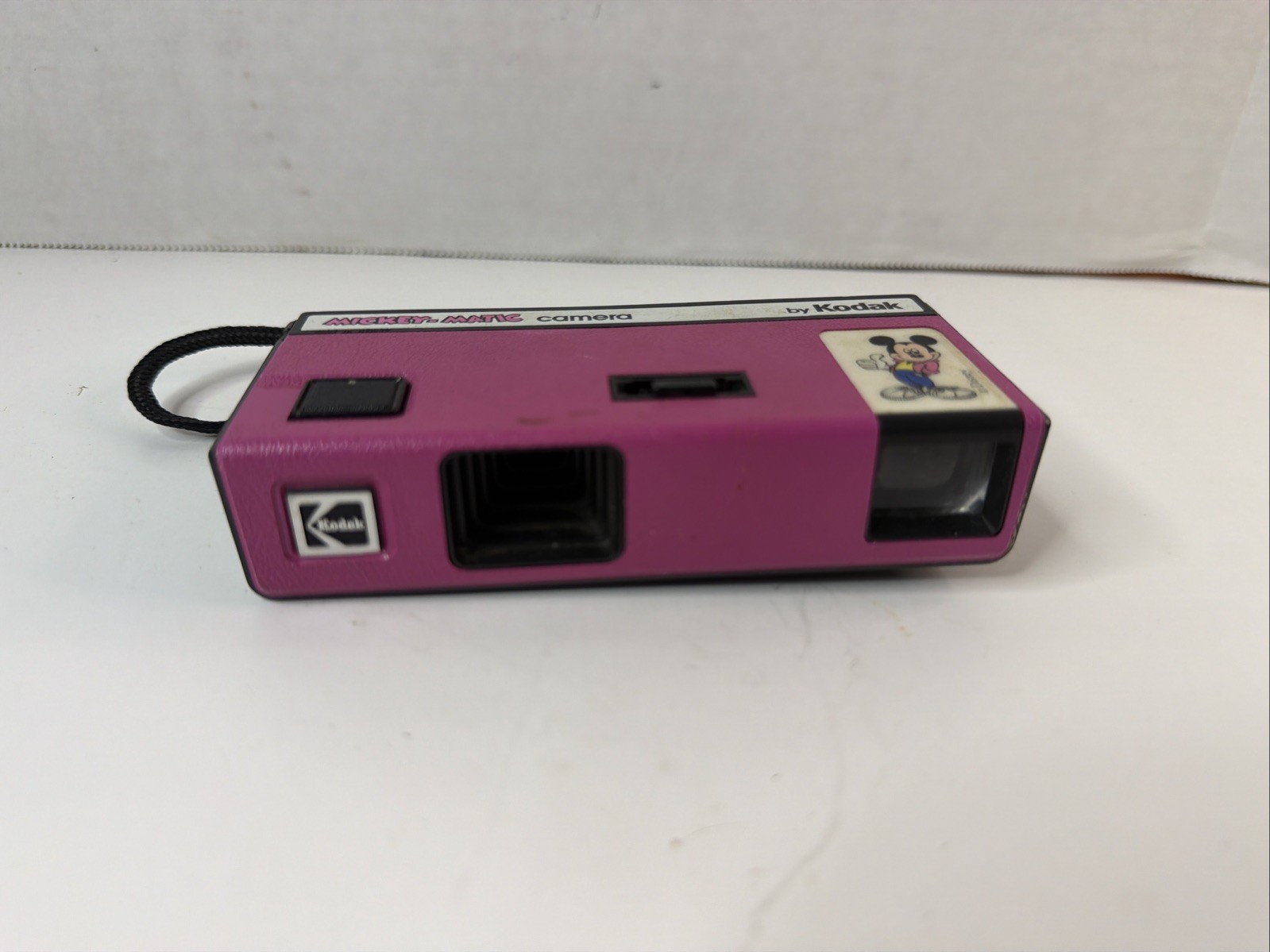 Disney Mickey Mouse Vintage Kodak Camera Mickey -Matic Pink, 110 Film Compatible