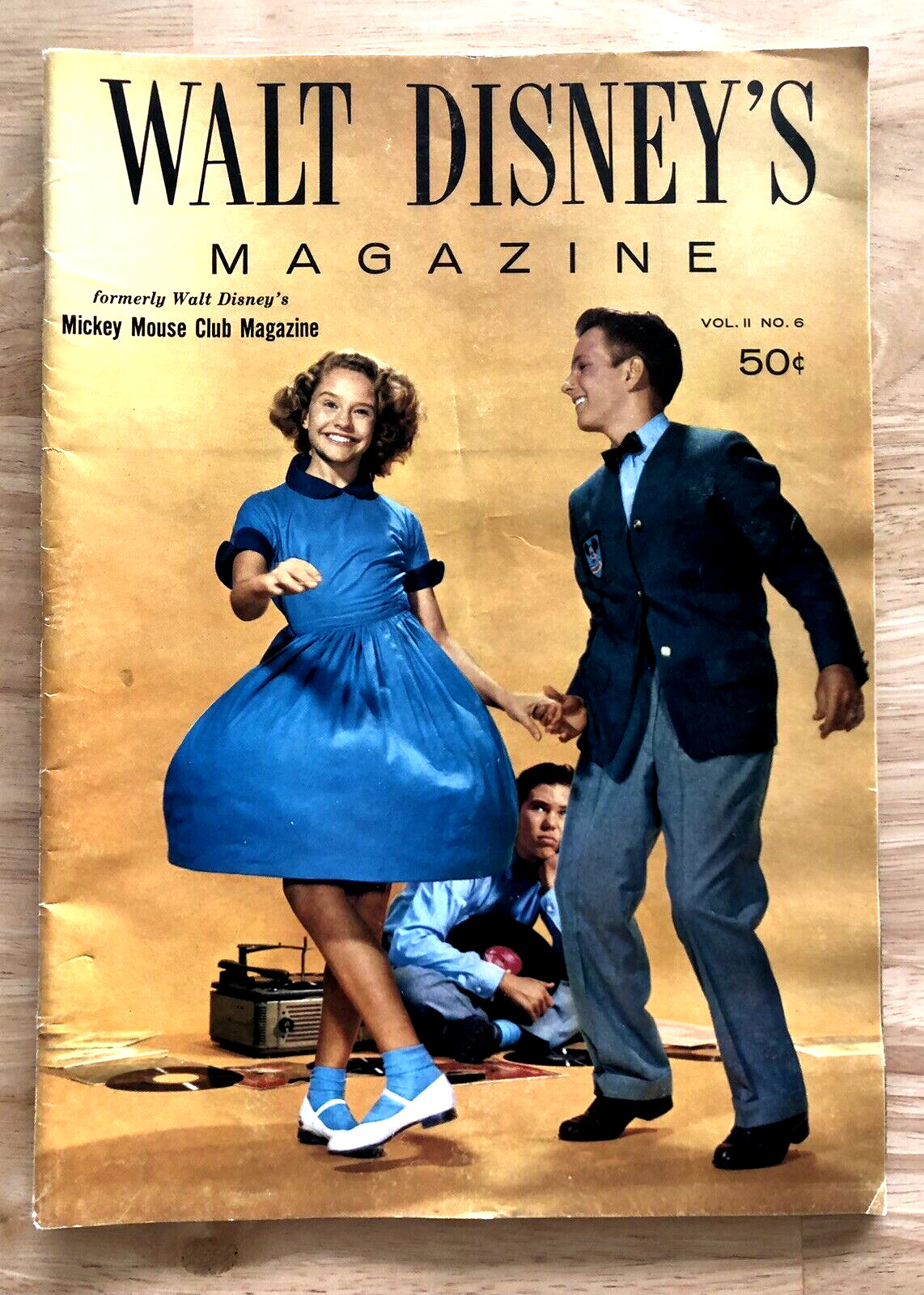 VINTAGE 1957 WALT DISNEY'S MAGAZINE VOLUME 2 NUMBER 6