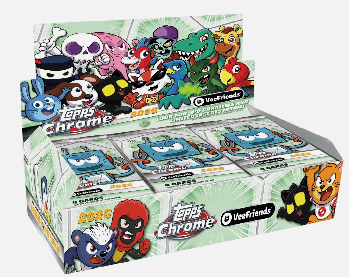 2026 Topps Chrome VEEFRIENDS Hobby Box - Factory Sealed 2026 Topps Chrome VEEFRIENDS Hobby Box - Factory Sealed