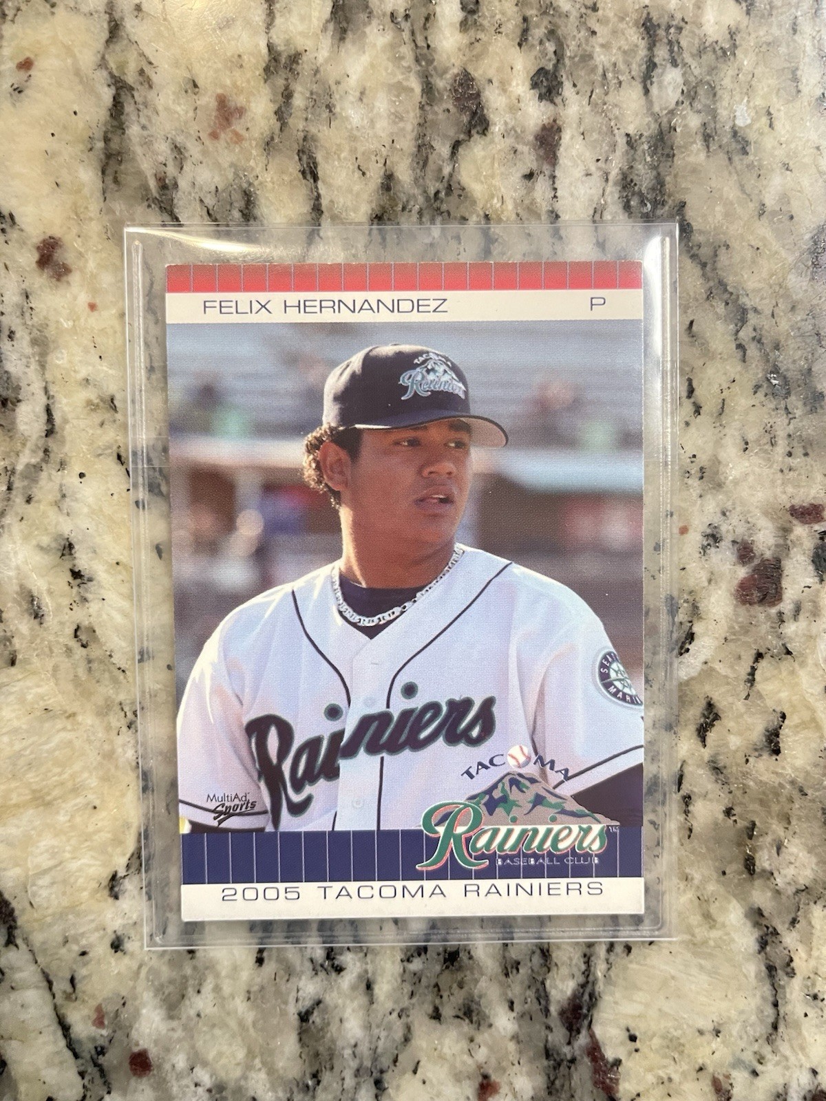 FELIX HERNANDEZ 2005 MULTIAD SPORTS TACOMA RAINIERS RC FELIX HERNANDEZ 2005 MULTIAD SPORTS TACOMA RAINIERS RC